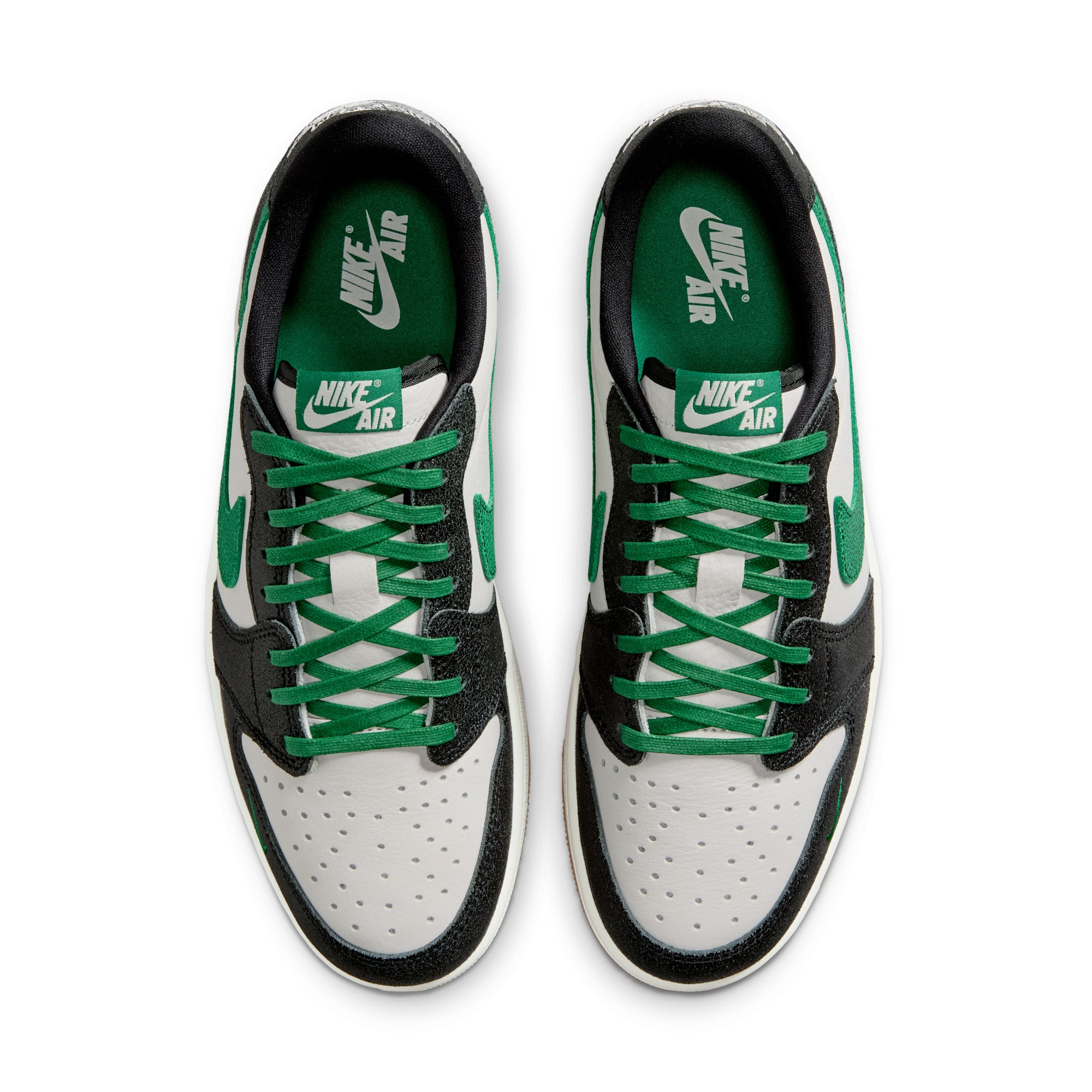 Air Jordan 1 Retro Low OG Phantom and Pine Green IR2283-030