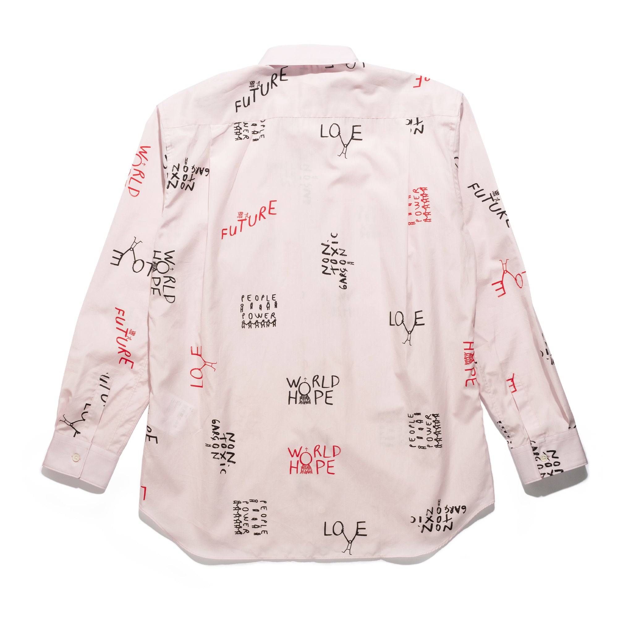 CDG Shirt Graphic Shirt Pink FQ-B044-S26-2