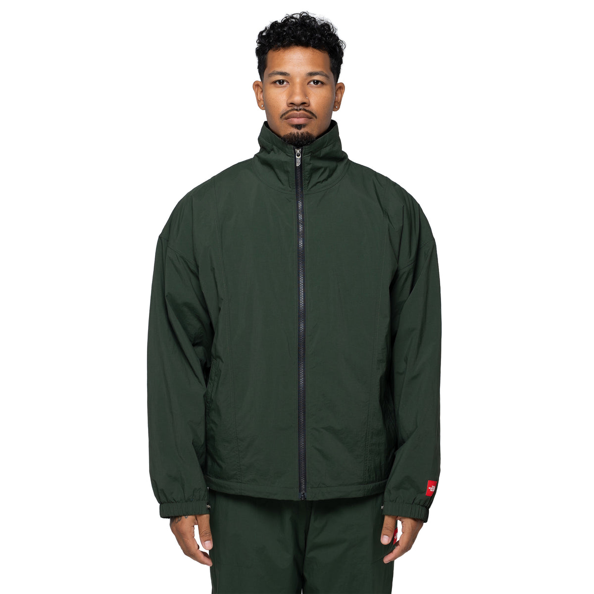 TNF Red Box Nylon Jacket Bottle Green NF0A8HD