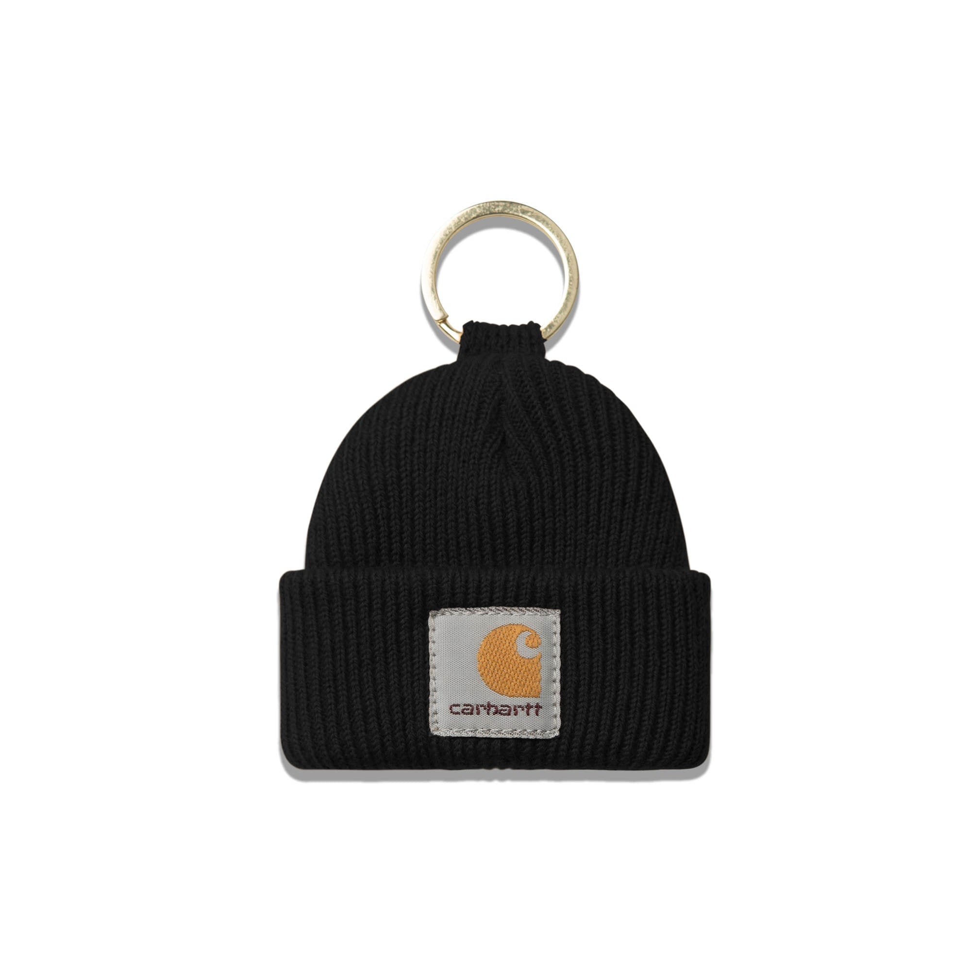 Mini Watch Hat Keychain Black I036420