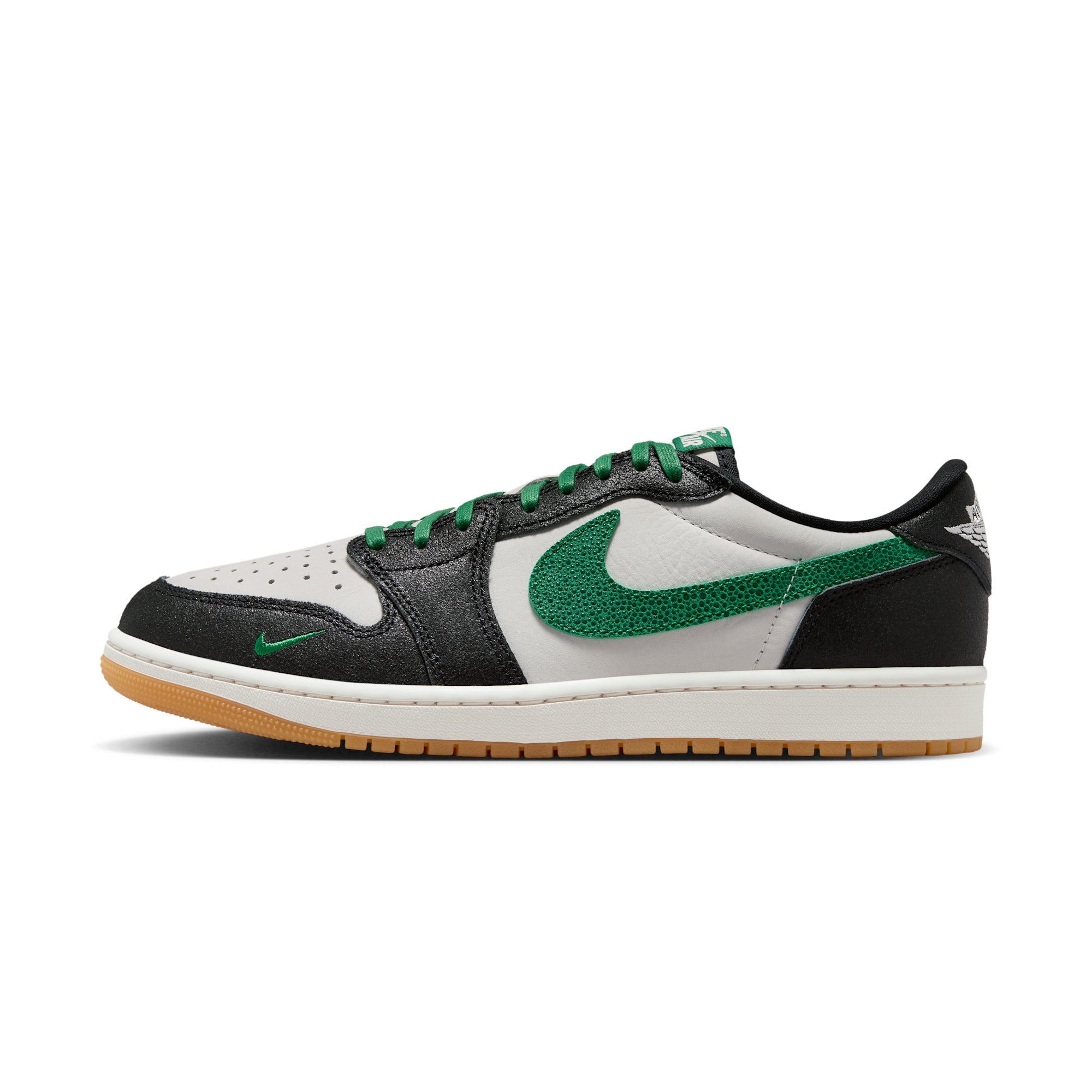 Air Jordan 1 Retro Low OG Phantom and Pine Green IR2283-030