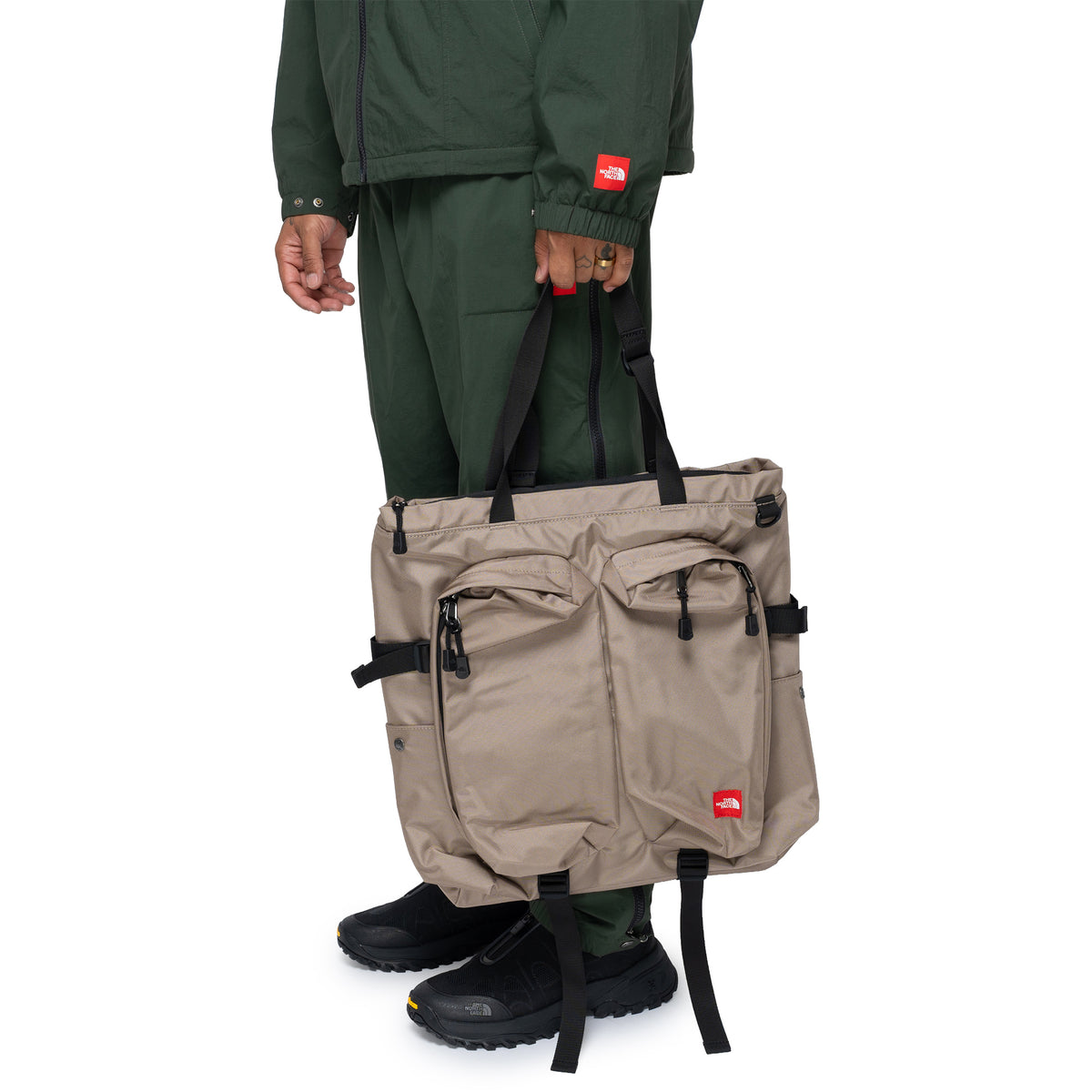TNF Red Box Tote Bag Garnet NF0A8EGE