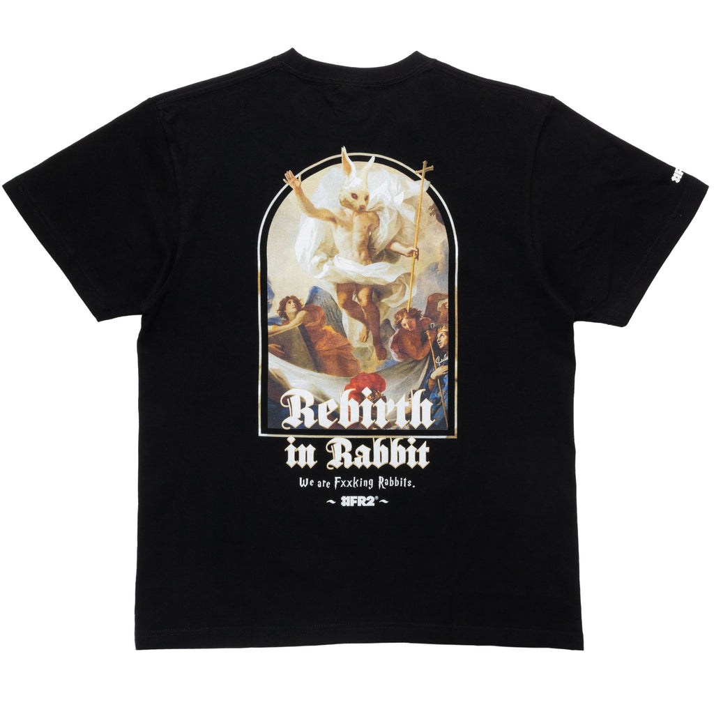 Rebirth in Rabbit Tee FRC2328 Black