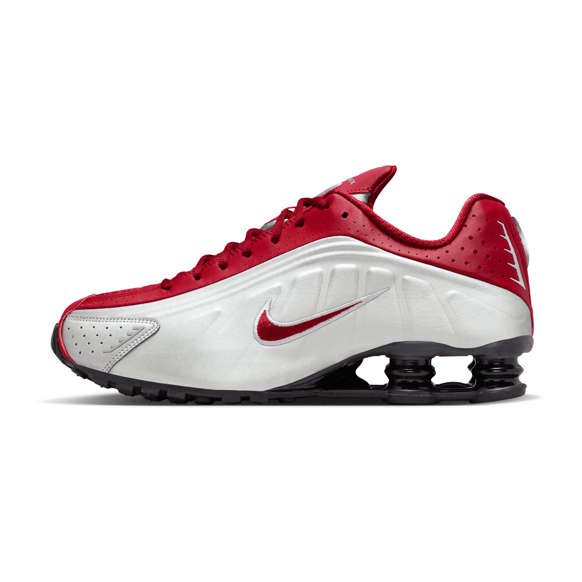 Nike Shox R4 METALLIC SILVER/TEAM CRIMSON HQ1988-009
