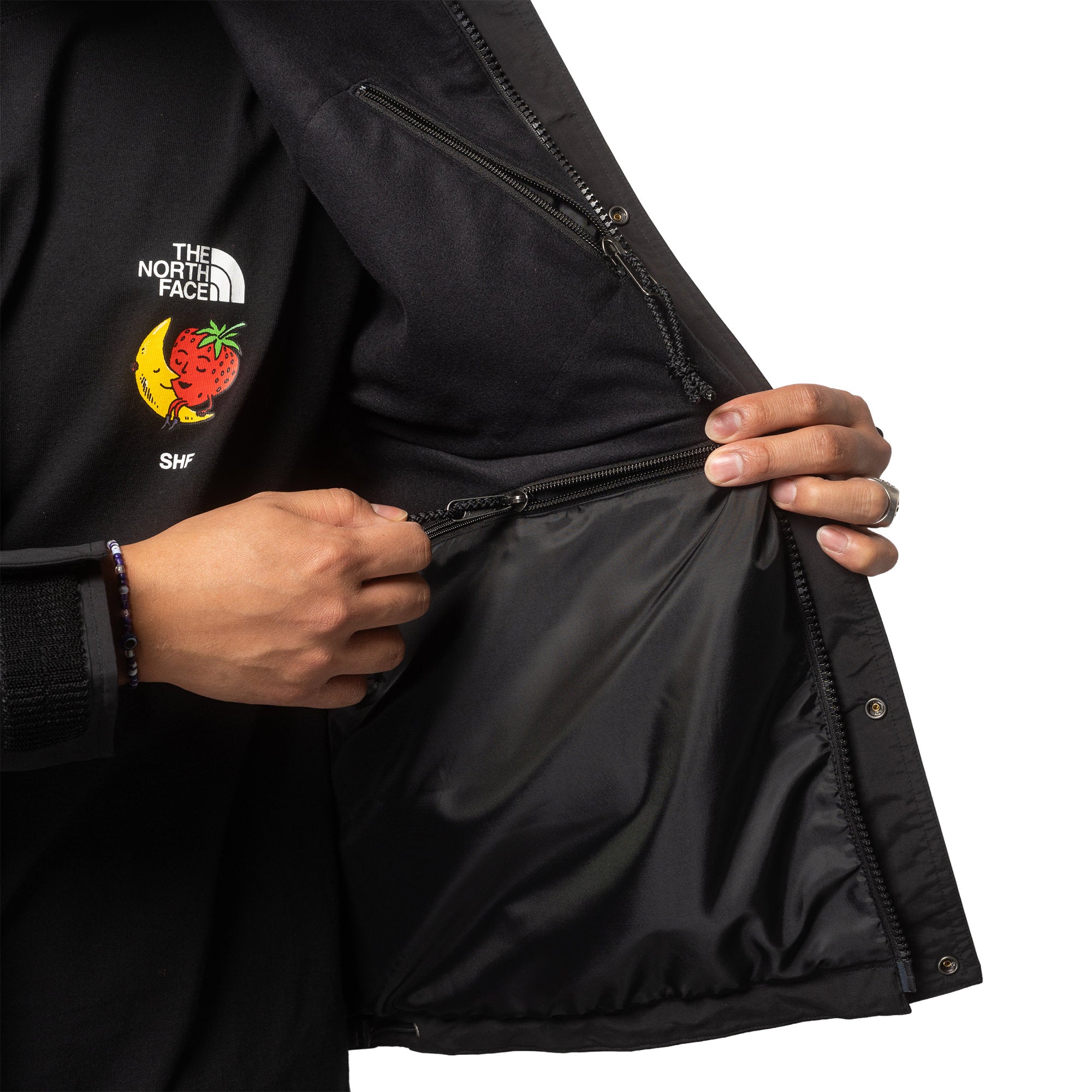 TNF x SHF Mountain Jacket Black NF0A8HHKJK31