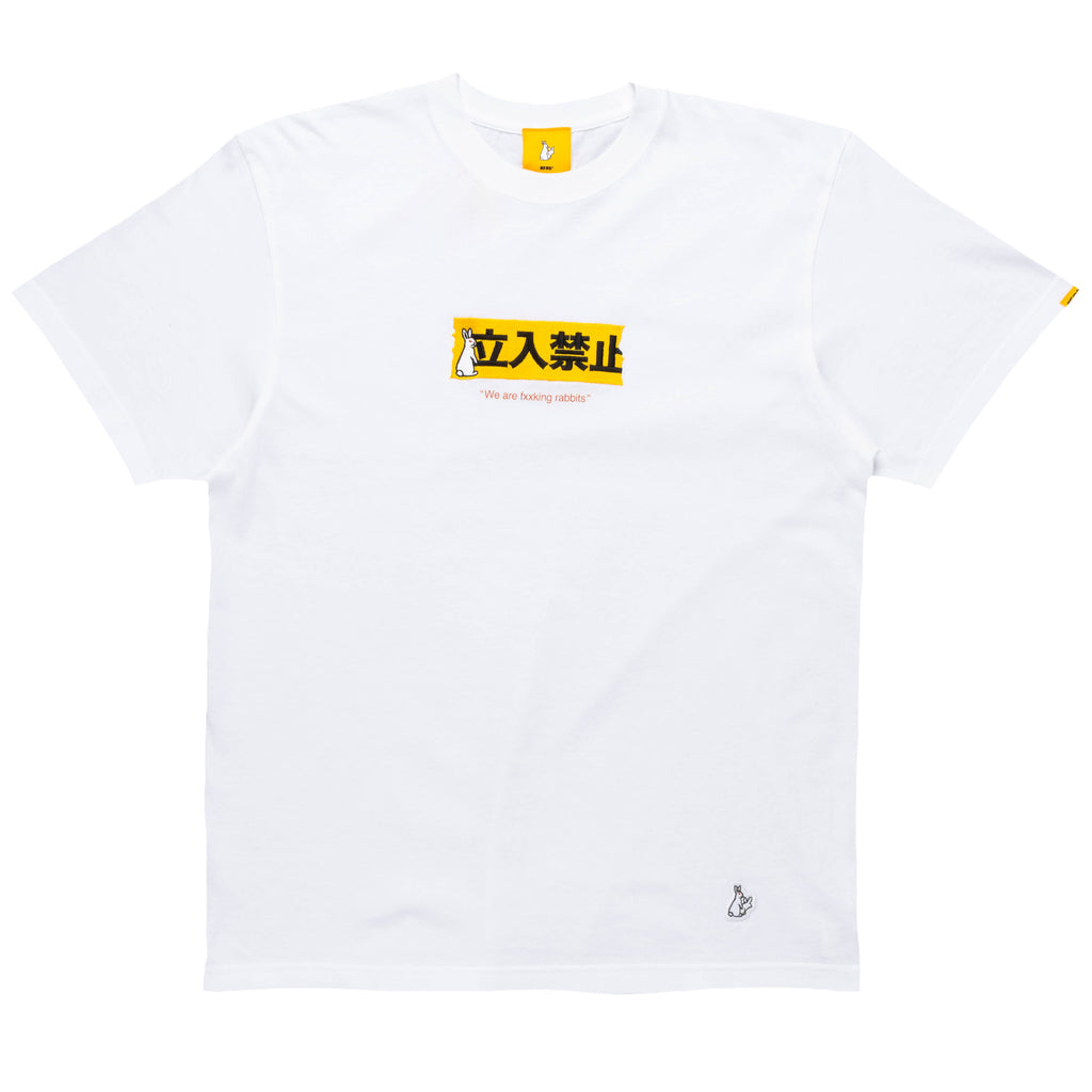 Keep Out Embroidery Tee FRC2322 White