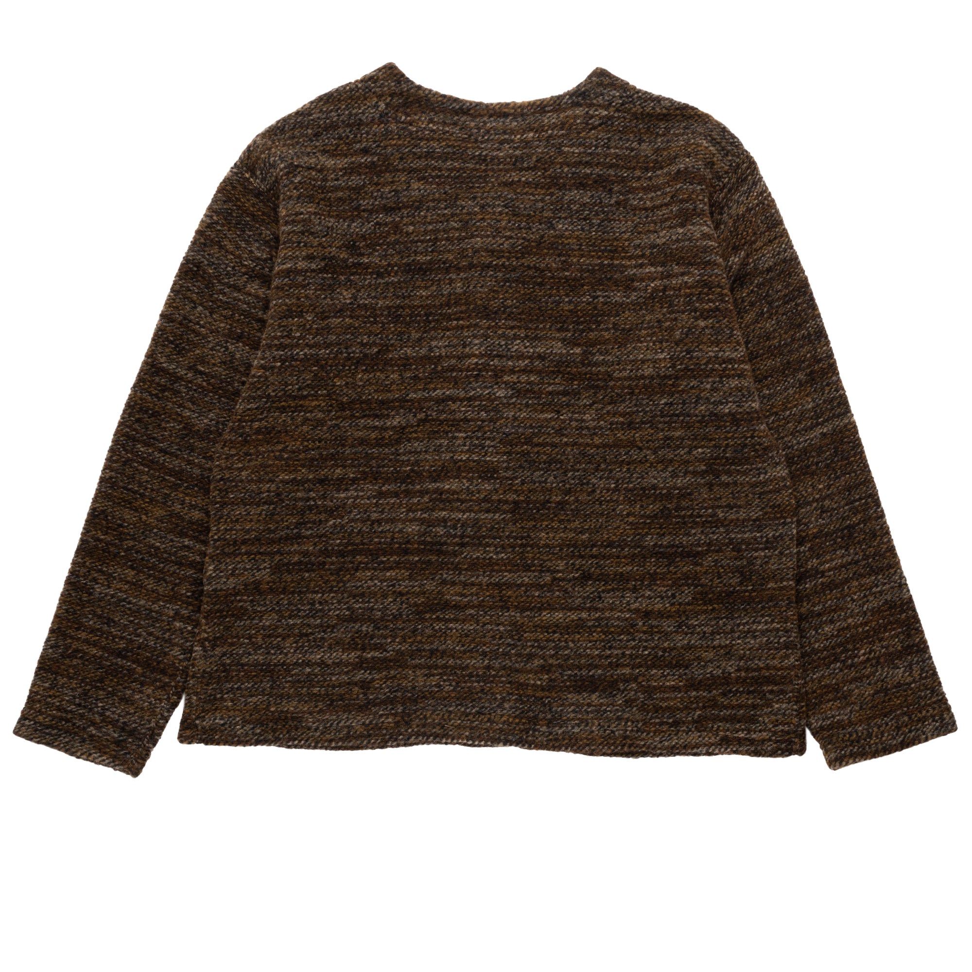 EG Knit Cardigan 23F1B030 Brown Poly/Wool Melange Knit