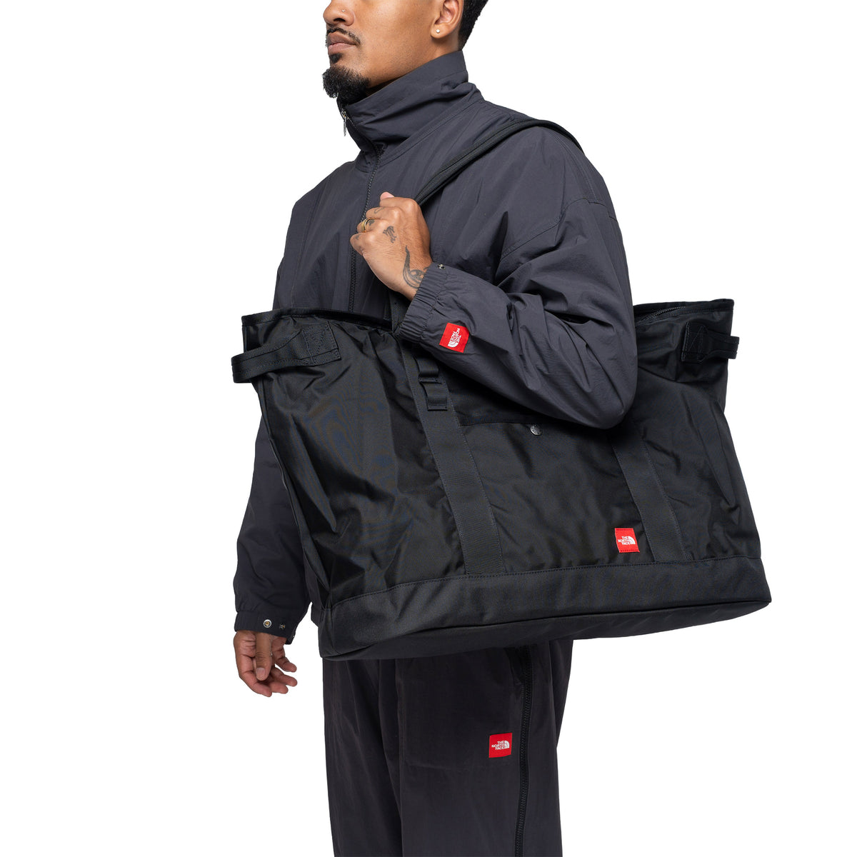 TNF Red Box Large Tote Bag Black NF0A8FHG