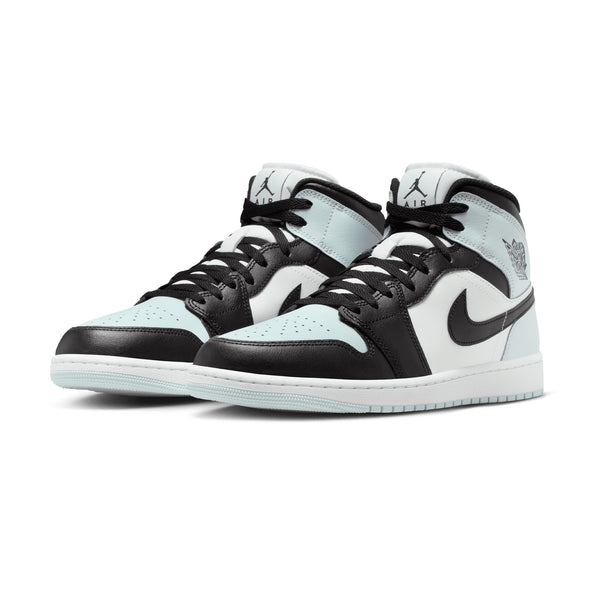 Air Jordan 1 Mid BLACK/SQUADRON BLUE-AURA DQ8426-002