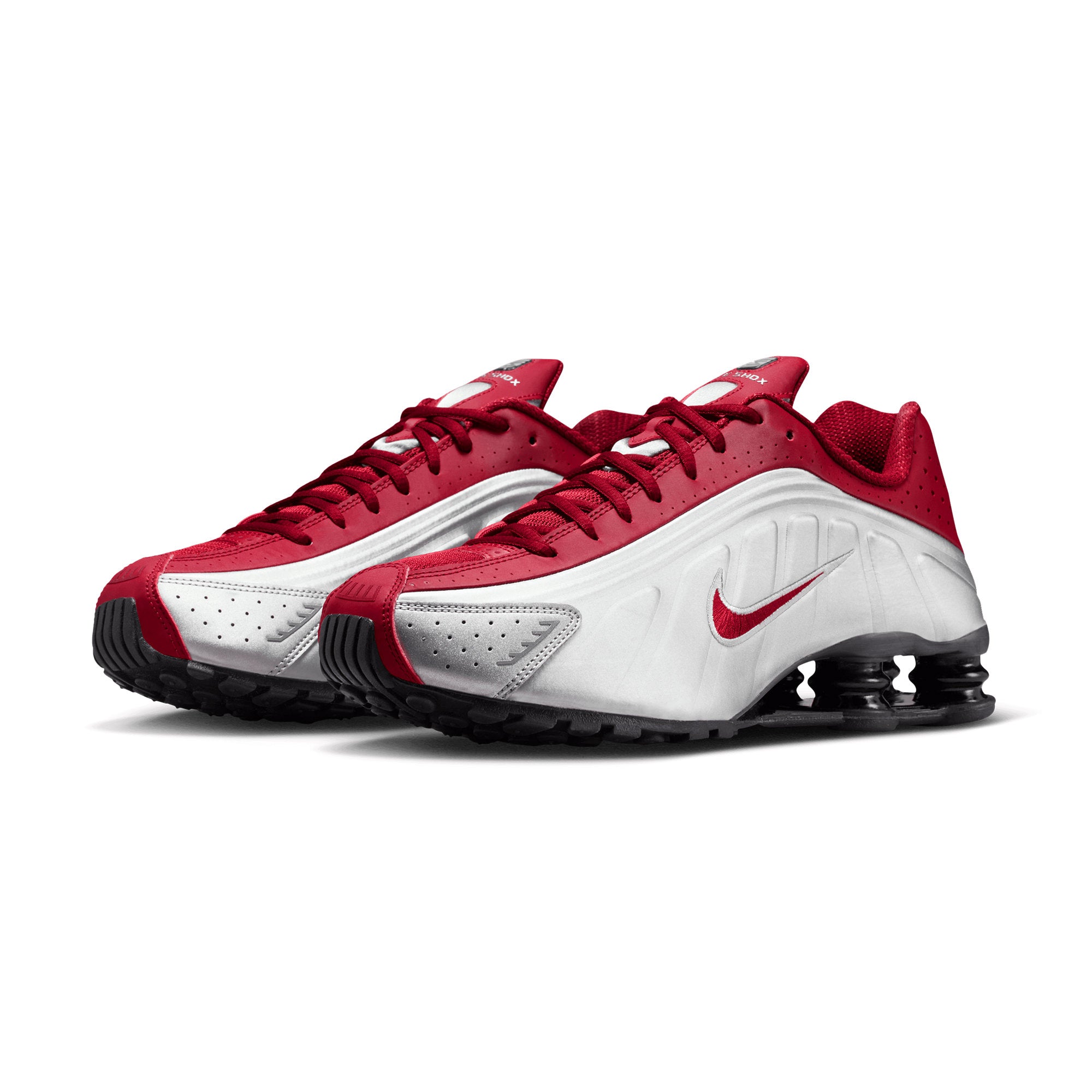 Nike Shox R4 METALLIC SILVER/TEAM CRIMSON HQ1988-009