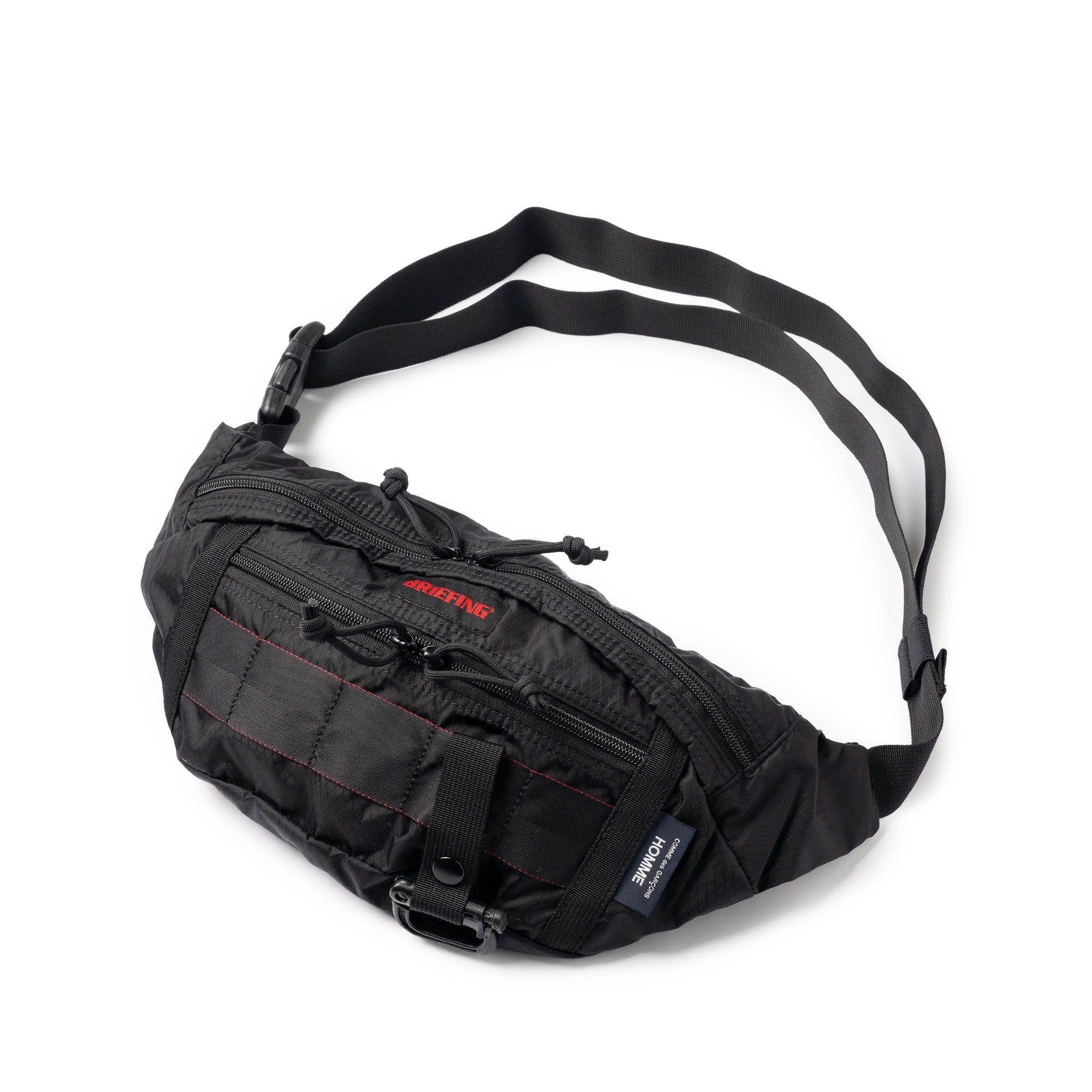 CdGH x Briefing Sling Bag Black HQ-K203-051-1
