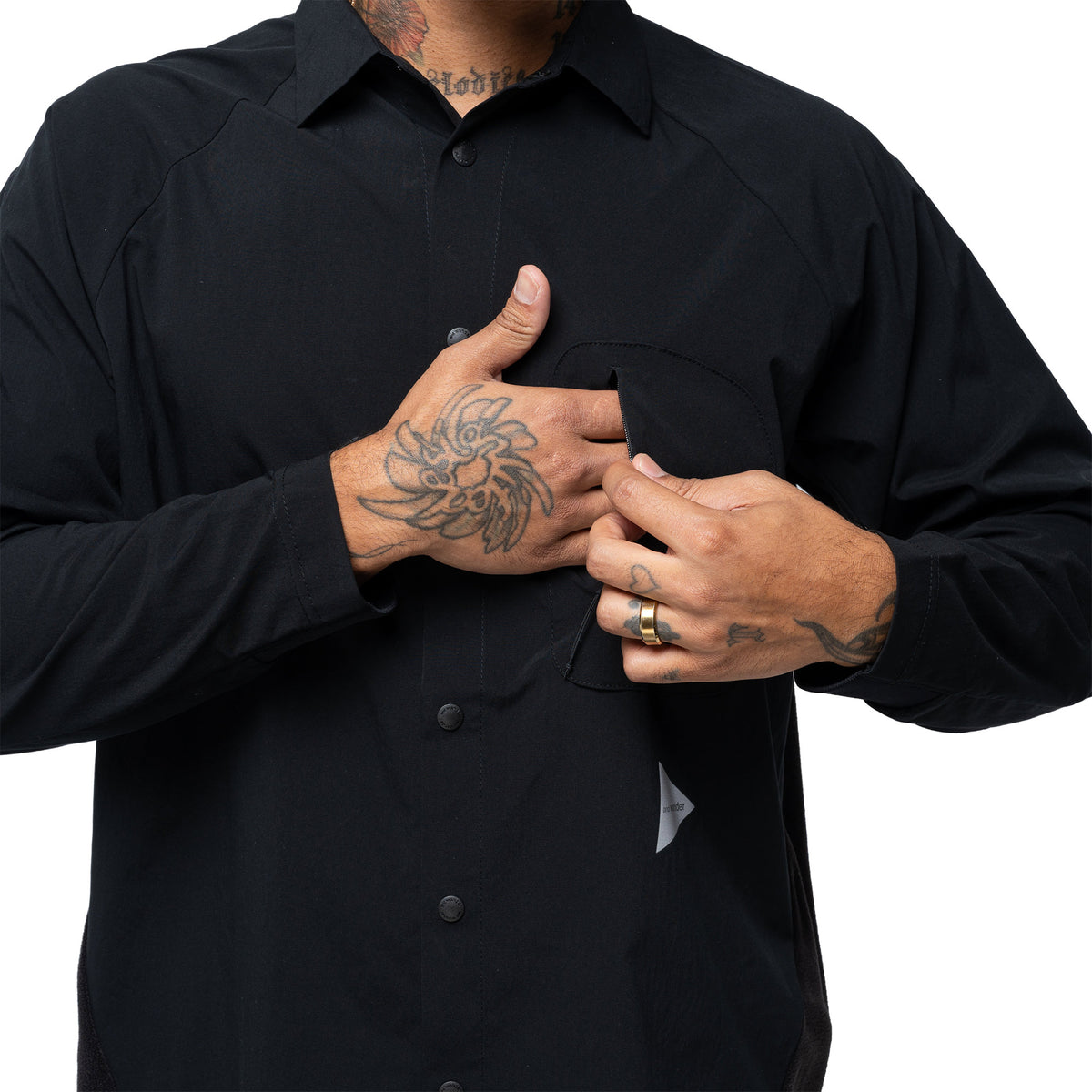 Fleece Base LS Shirt Black 574-6253022
