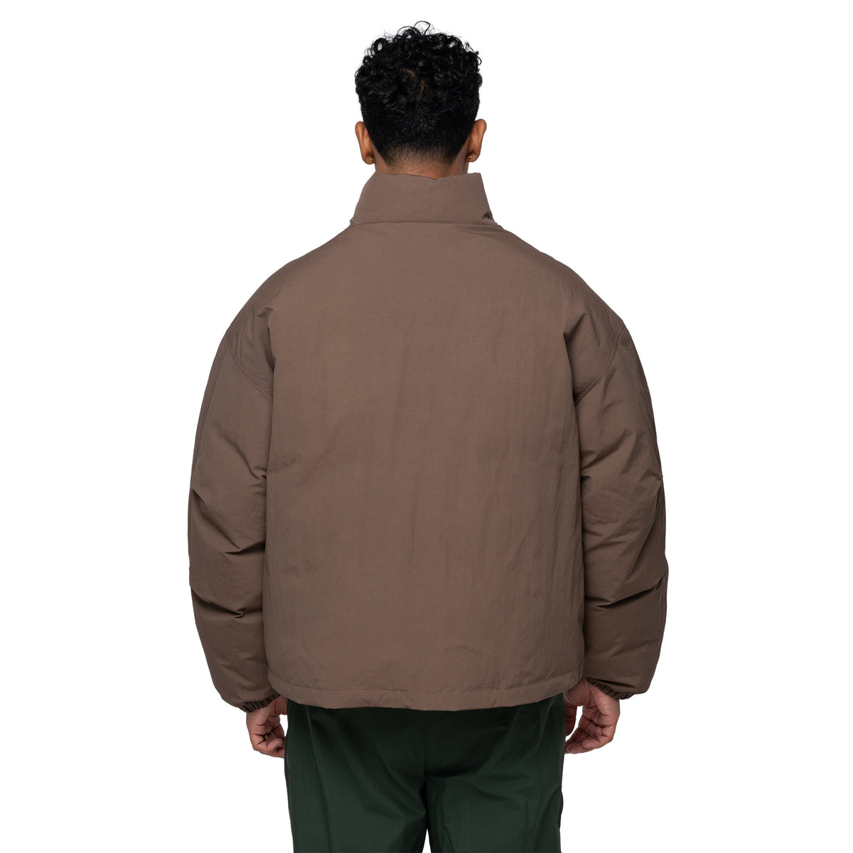 TNF Red Box Down Jacket Smoky Brown NF0A8EGB