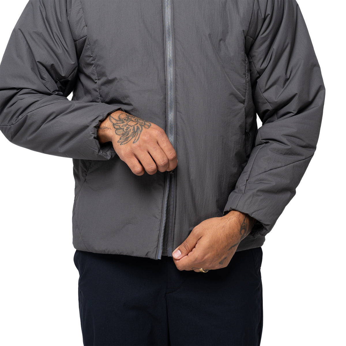 Tsubai Insulated Hoodie Lunar Grey GL26333