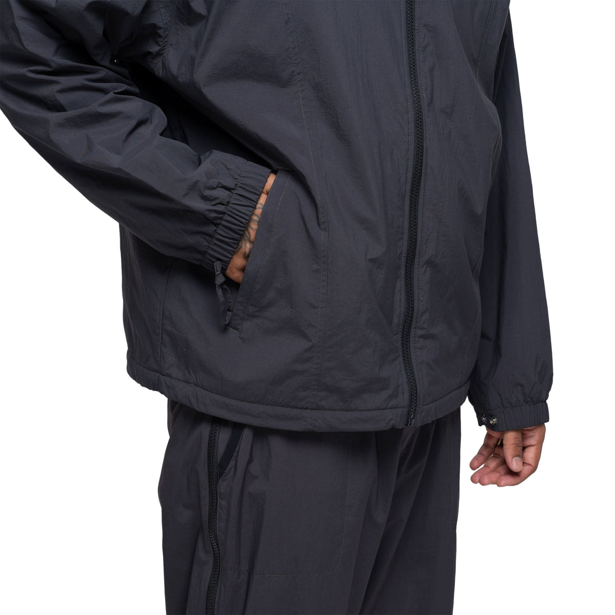 TNF Red Box Nylon Jacket Obsidian NF0A8HDK