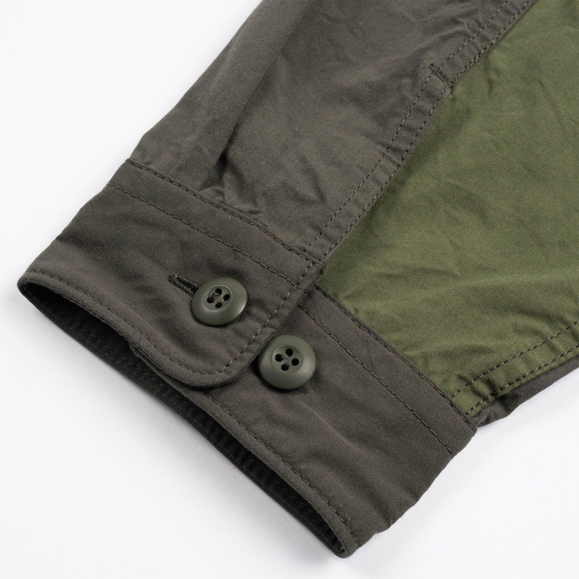 CdGH Patchwork Cotton Shirt HL-B008-051-1 Olive