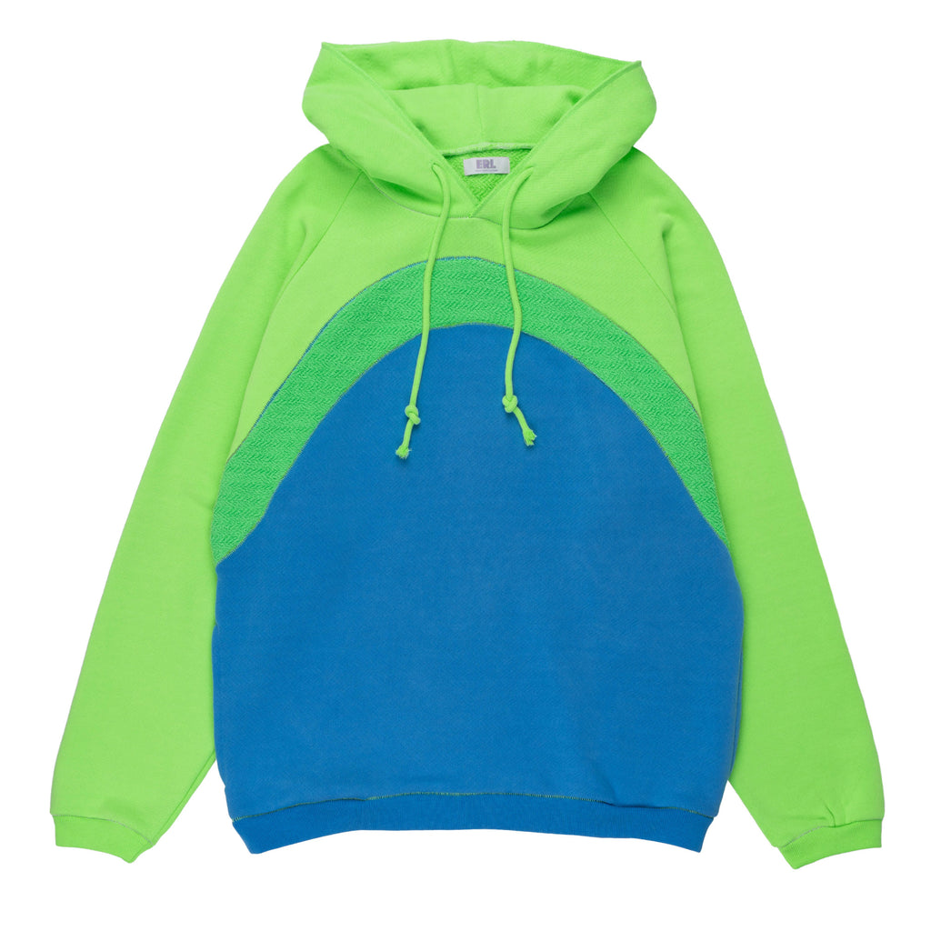 ERL Rainbow Hoodie Blue Neon ERL07T023