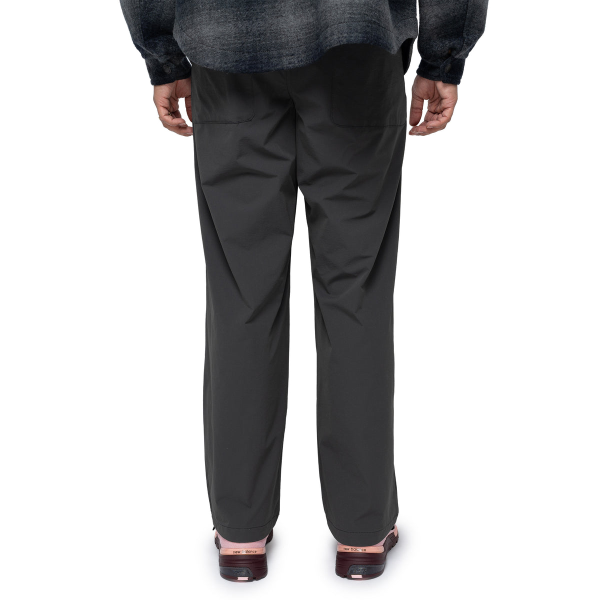 Lightweight Cloth Wide Pants Charcoal 574-6282072