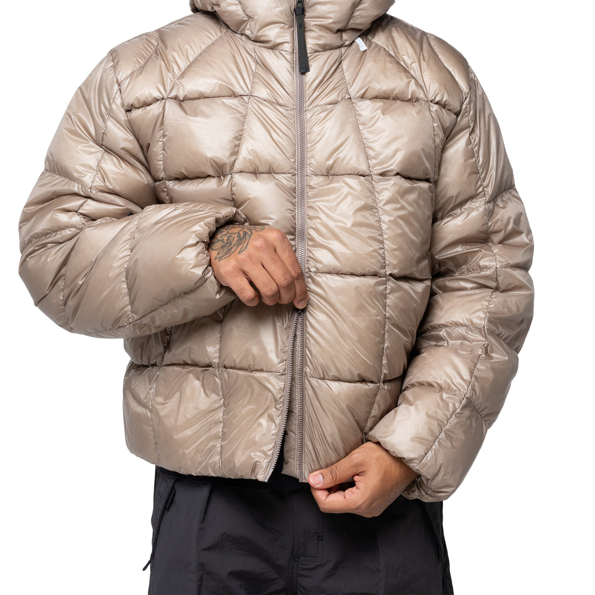 Three-Dimensional Down Parka Moon Rock GZ26301