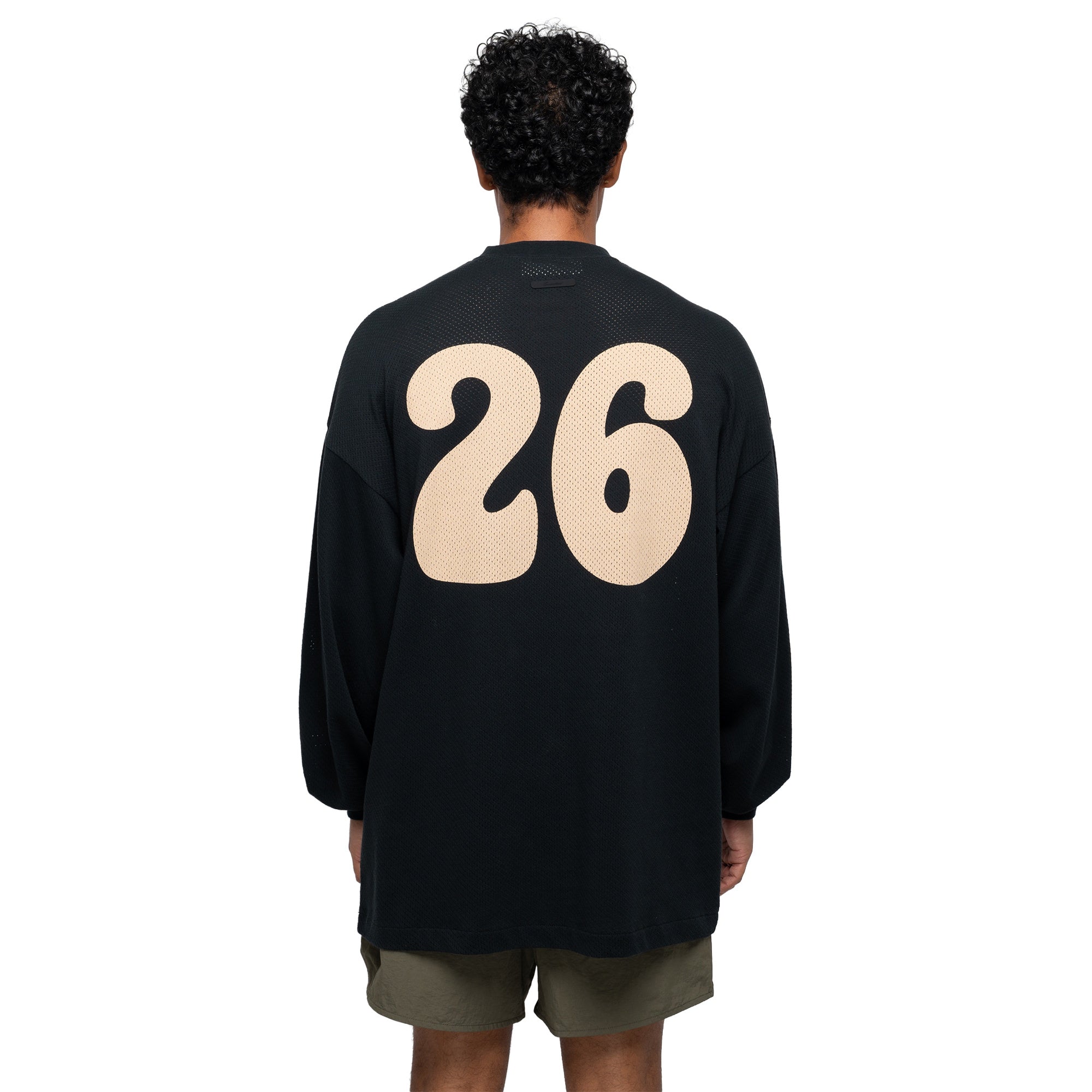 Sport Mesh Merch LS Tee Vintage Black RW00280-0031