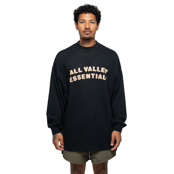 Sport Mesh Merch LS Tee Vintage Black RW00280-0031