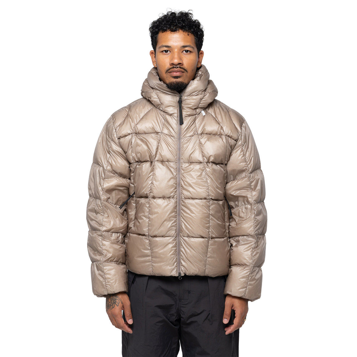 Three-Dimensional Down Parka Moon Rock GZ26301
