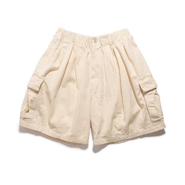 Herringbone 6-Pocket Shorts Off White 1005SSPT04-2 – Capsule