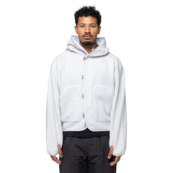 Wool Fleece Hoodie Natural Grey GZ36306