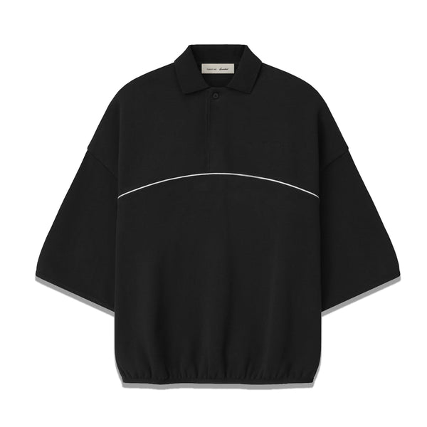 Active Trace 3/4 Sleeve Modern Polo Black 192SP264301F