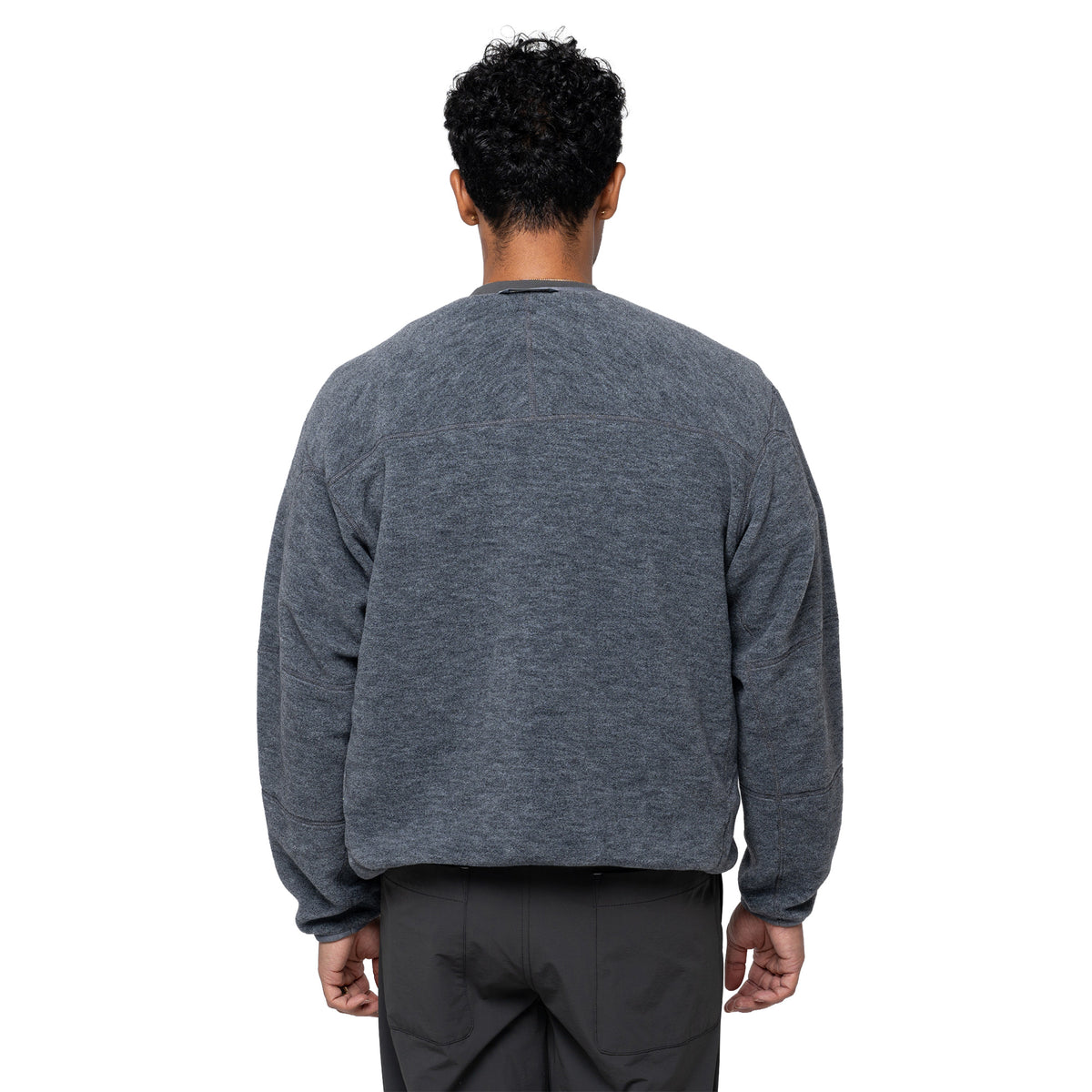 Wool Fleece Cardigan Grey 574-6281054