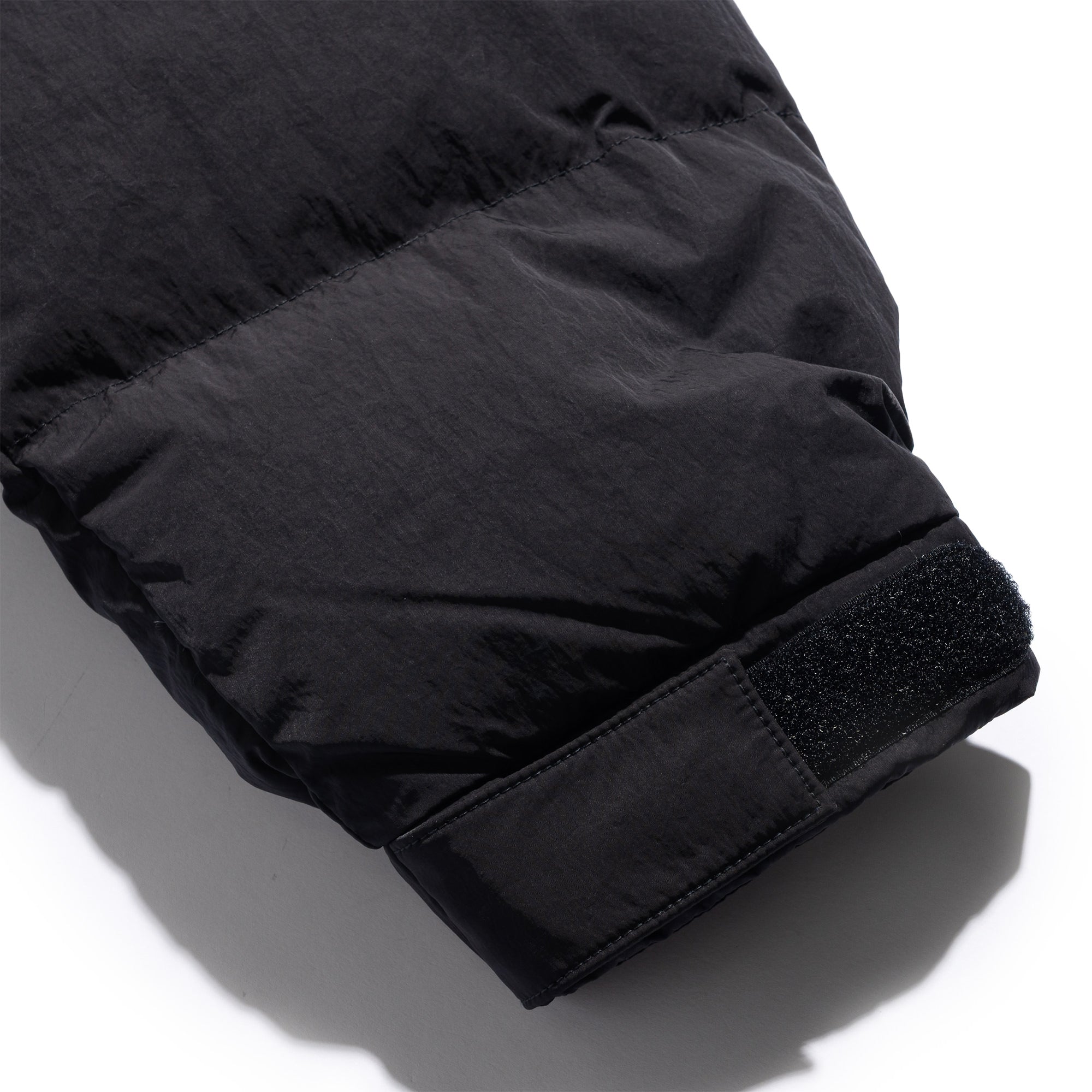 Dope Dyed Ripple Nylon Down Jacket Deep Charcoal GL25339