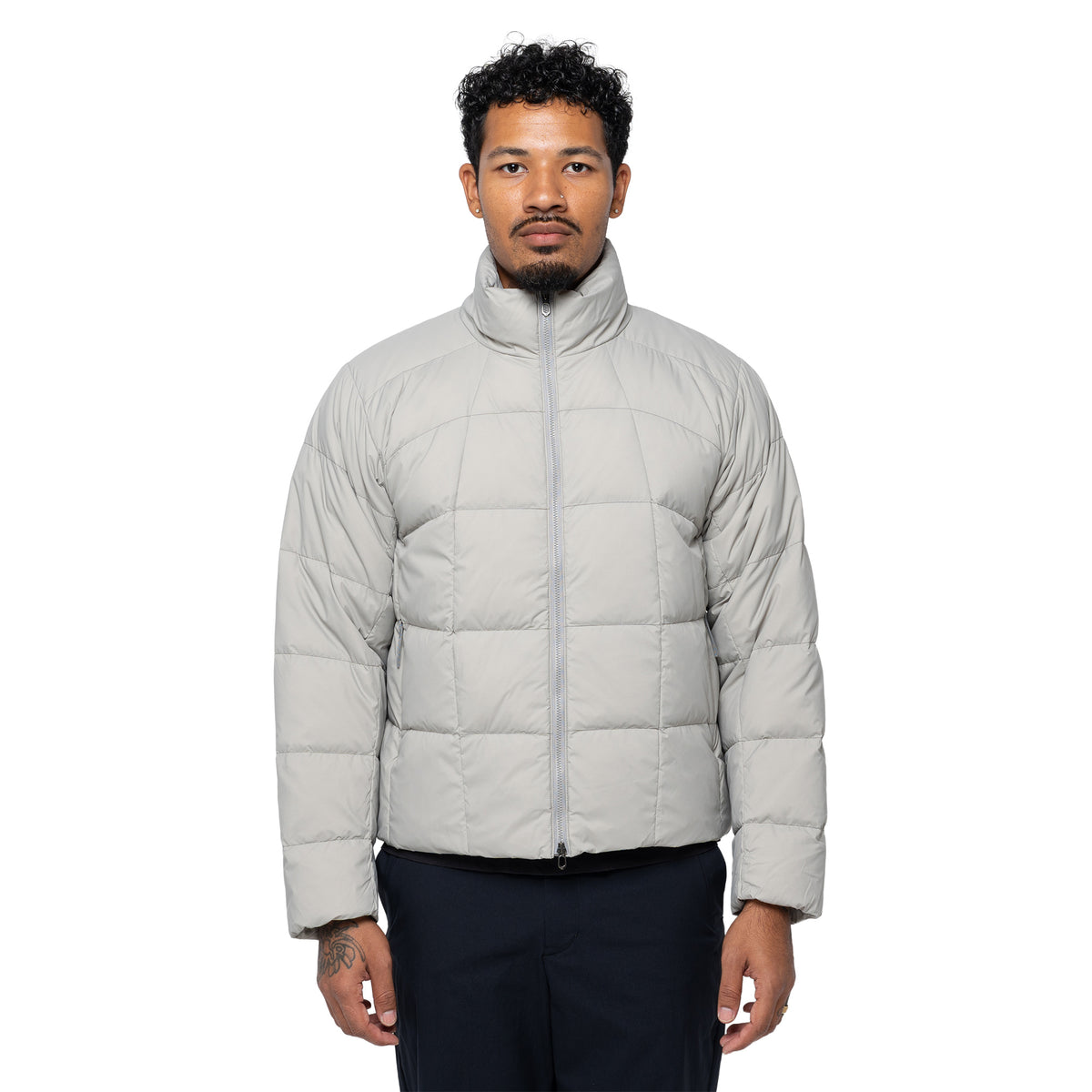 Gridded Down Jacket Drizzle GL26335
