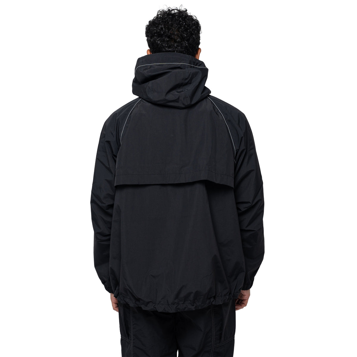 Loose Fit Rain Jacket Black 574-6281032
