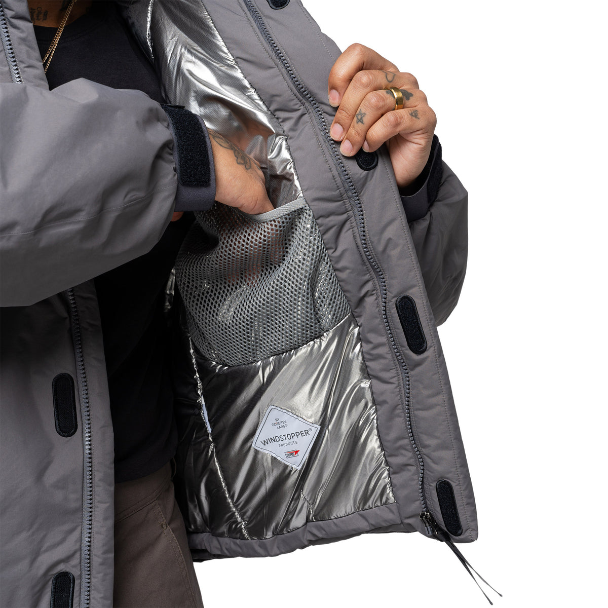 Windstopper Padded Jacket GORE-TEX LABS Dark Slate GZ26300