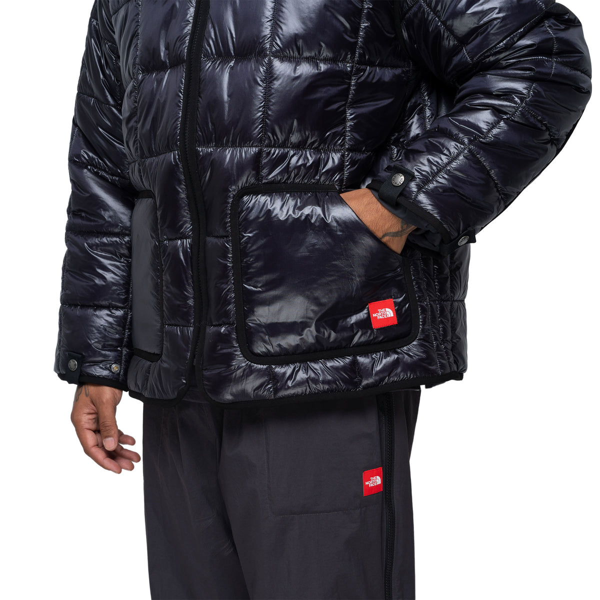TNF Red Box Liner Jacket Obsidian NF0A8HDH