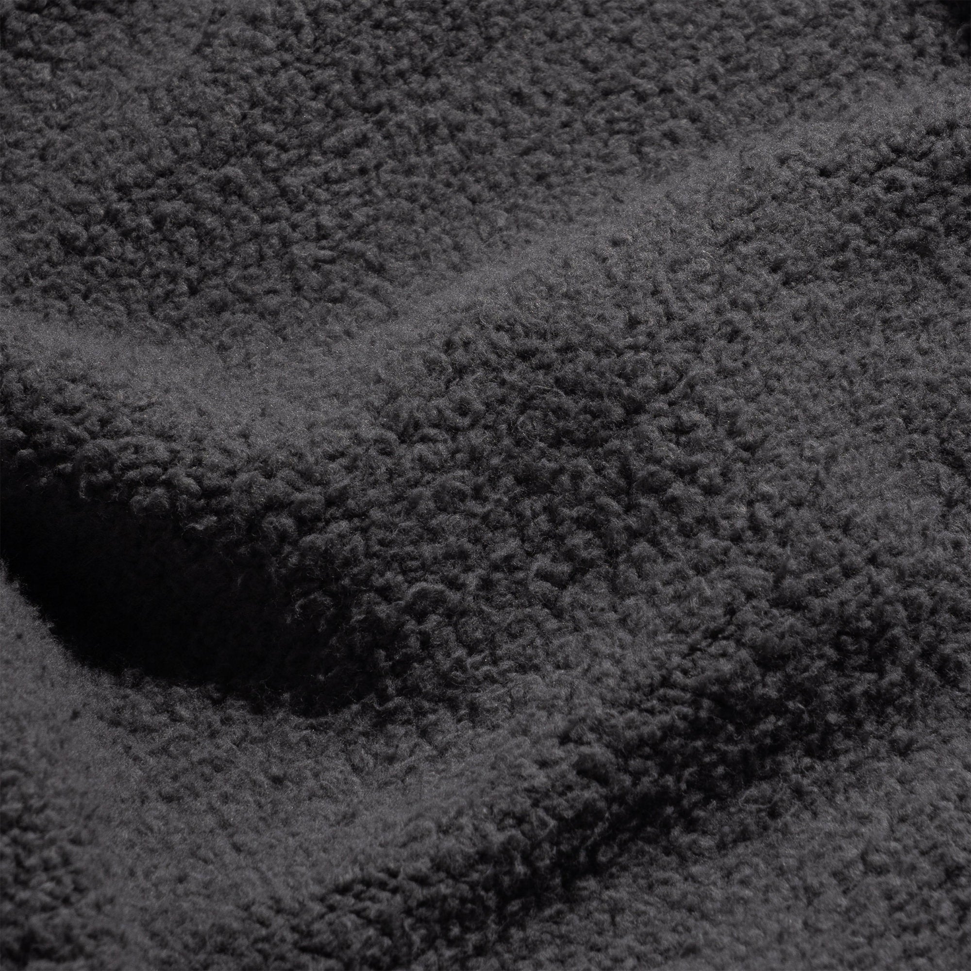 Pig Dyed Zip Sweat Black 1007AWCS04