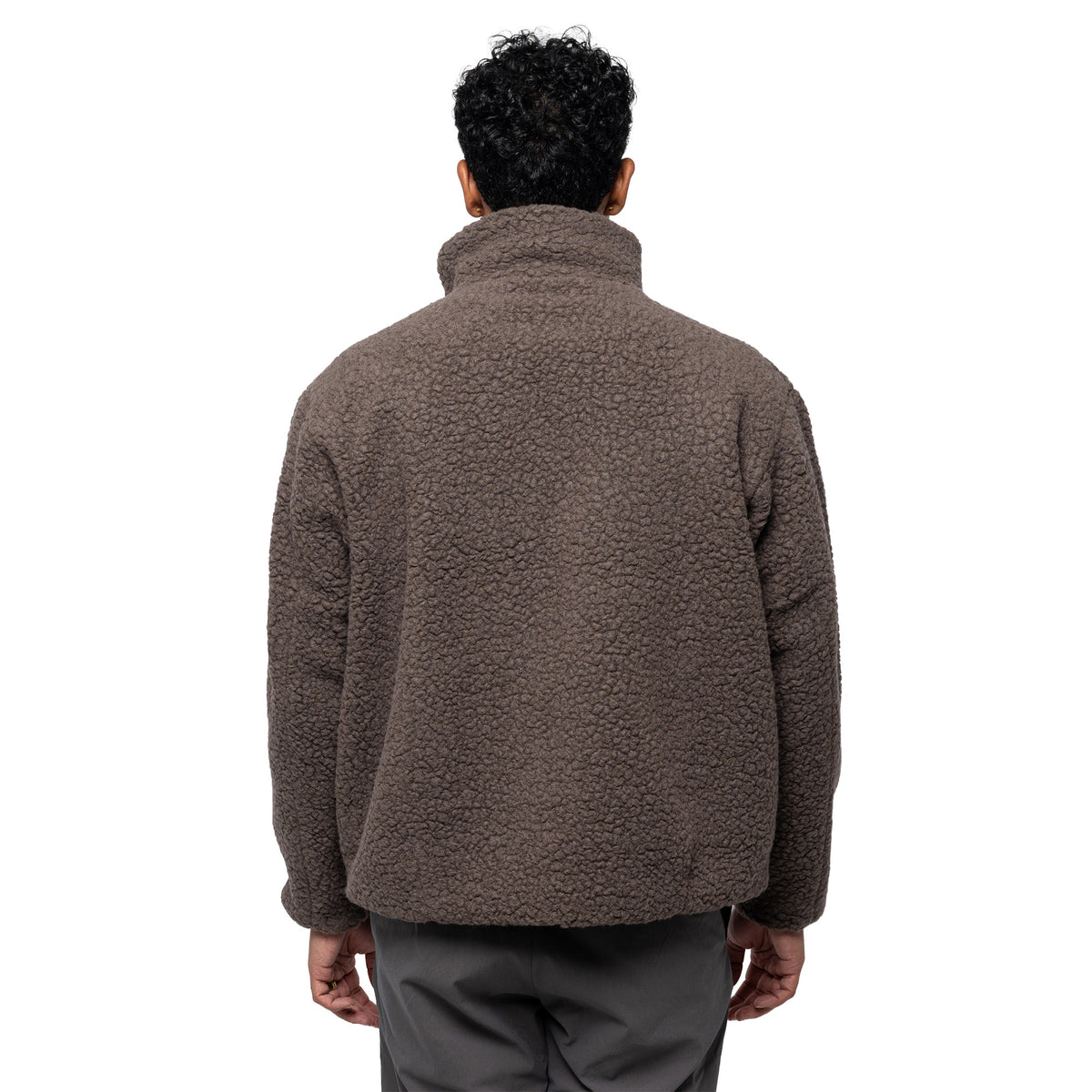 Deep Pile Fleece Jacket Morel GL36338