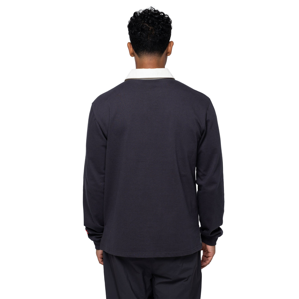 TNF Red Box Rugby Shirt Obsidian NF0A8HDW