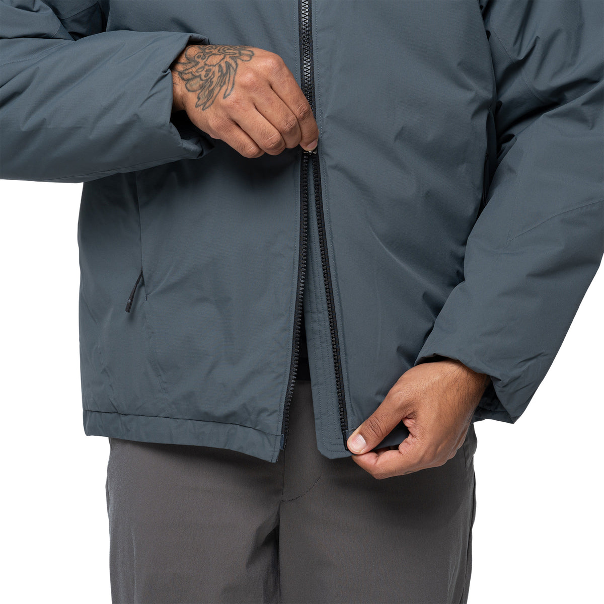 Windstopper Puffy Jacket GORE-TEX LABS Olive Grey GL26336