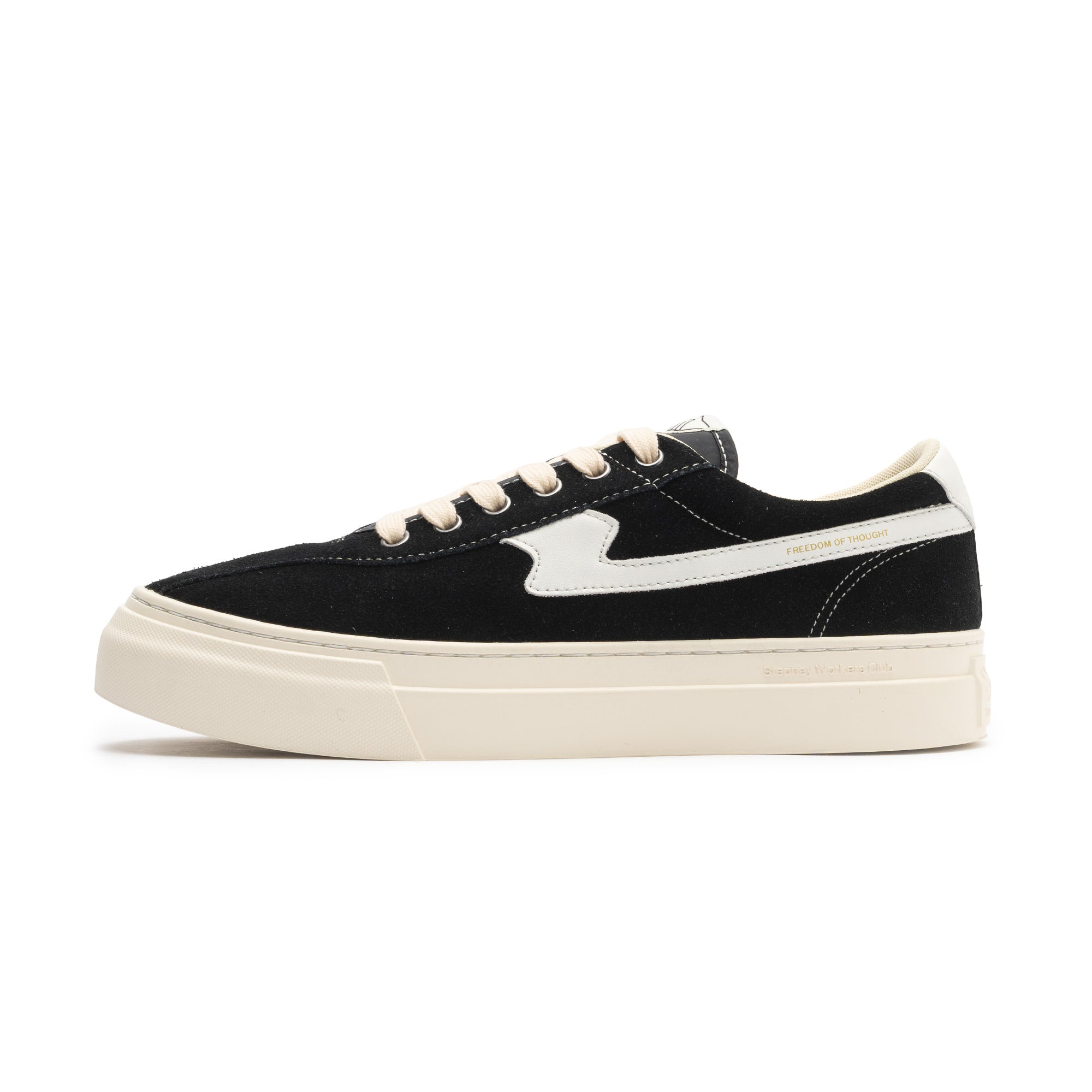 DELLOW S-STRIKE CUP SUEDE Black/White YA25015