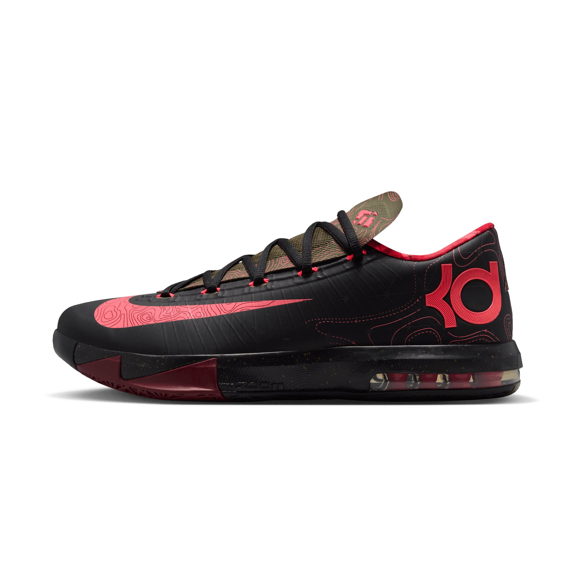 KD VI Black/Atomic Red-Midium Olive IM4409-001