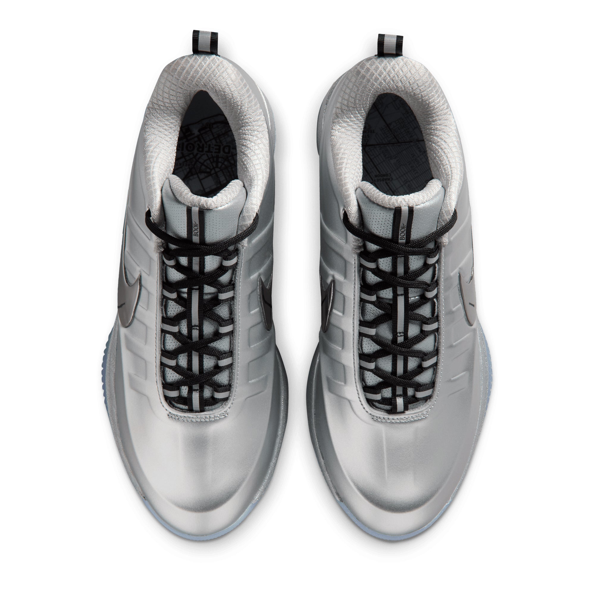 Nike Book 2 METALLIC SILVER/BLACK FZ7013-002