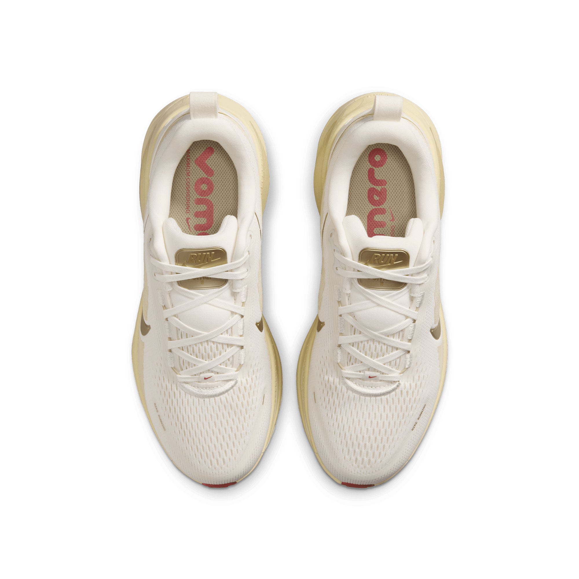 Women's Nike Vomero 18 SAIL/MTLC GOLD GRAIN HM6804-118