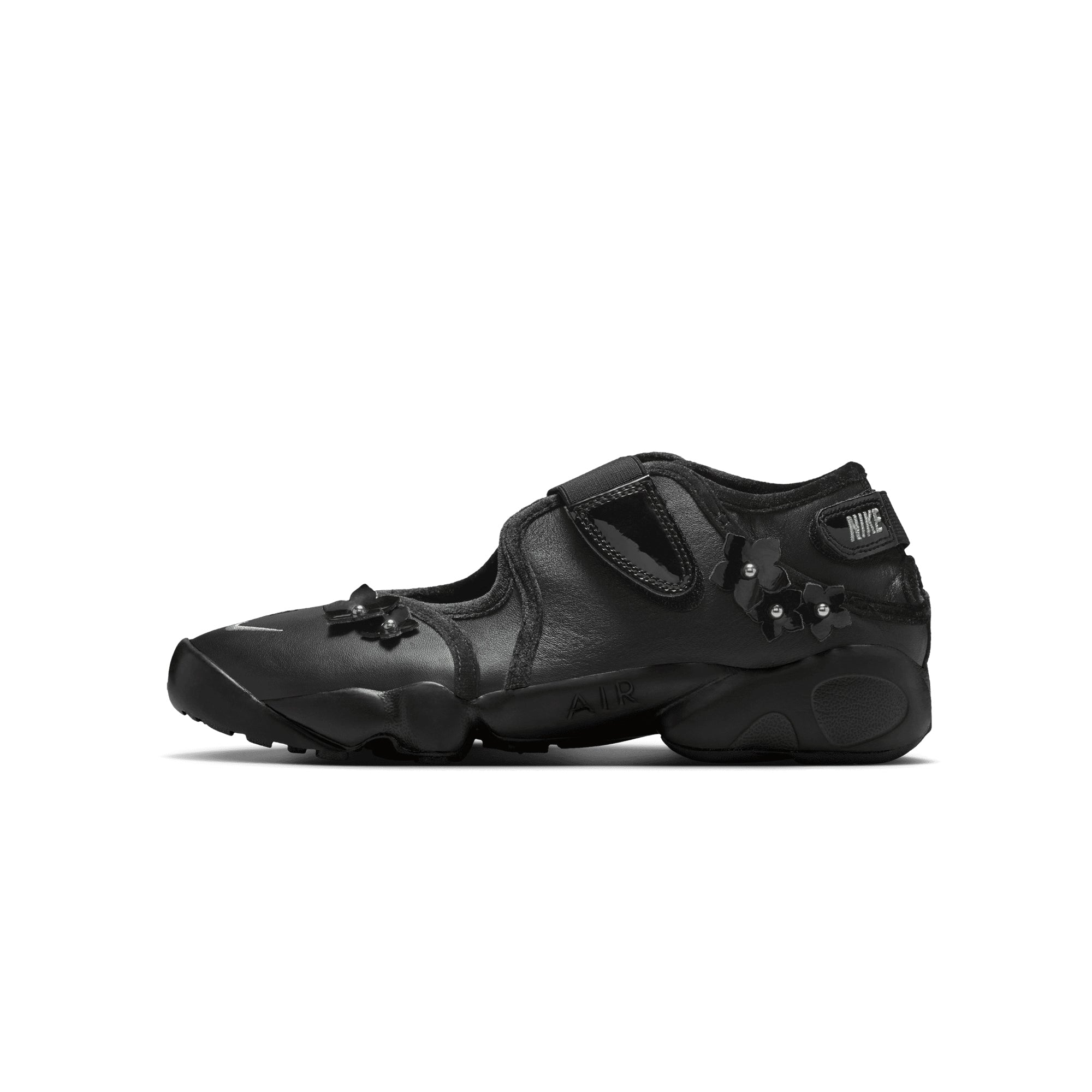 Women's Nike Air Rift Florette BLACK/METALLIC SILVER-WOLF GREY IV5682-001