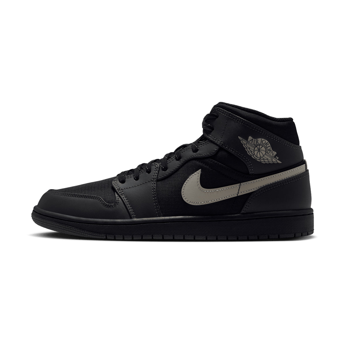 Air Jordan 1 Mid Utility BLACK/NEWSPRINT-SPRUCE FOG IX6982-001