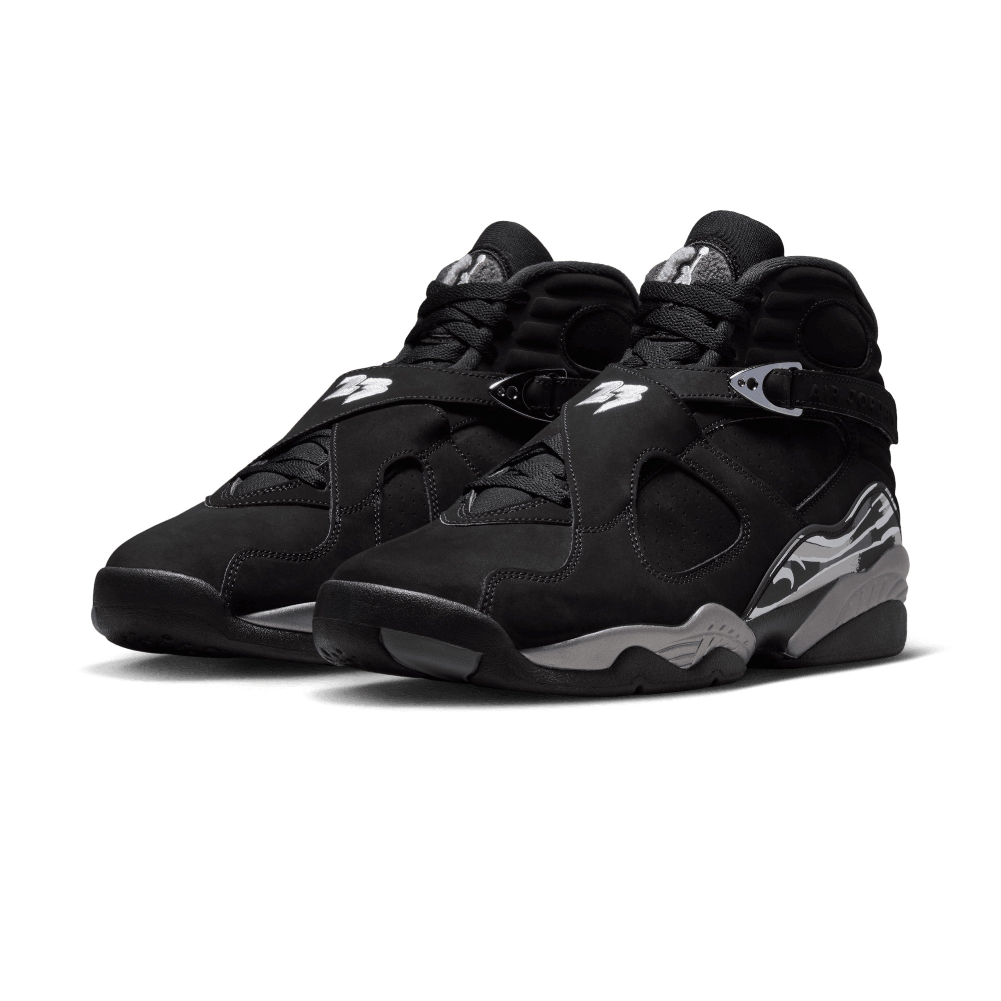 Air Jordan 8 Retro BLACK/WHITE-LT GRAPHITE 305381-007