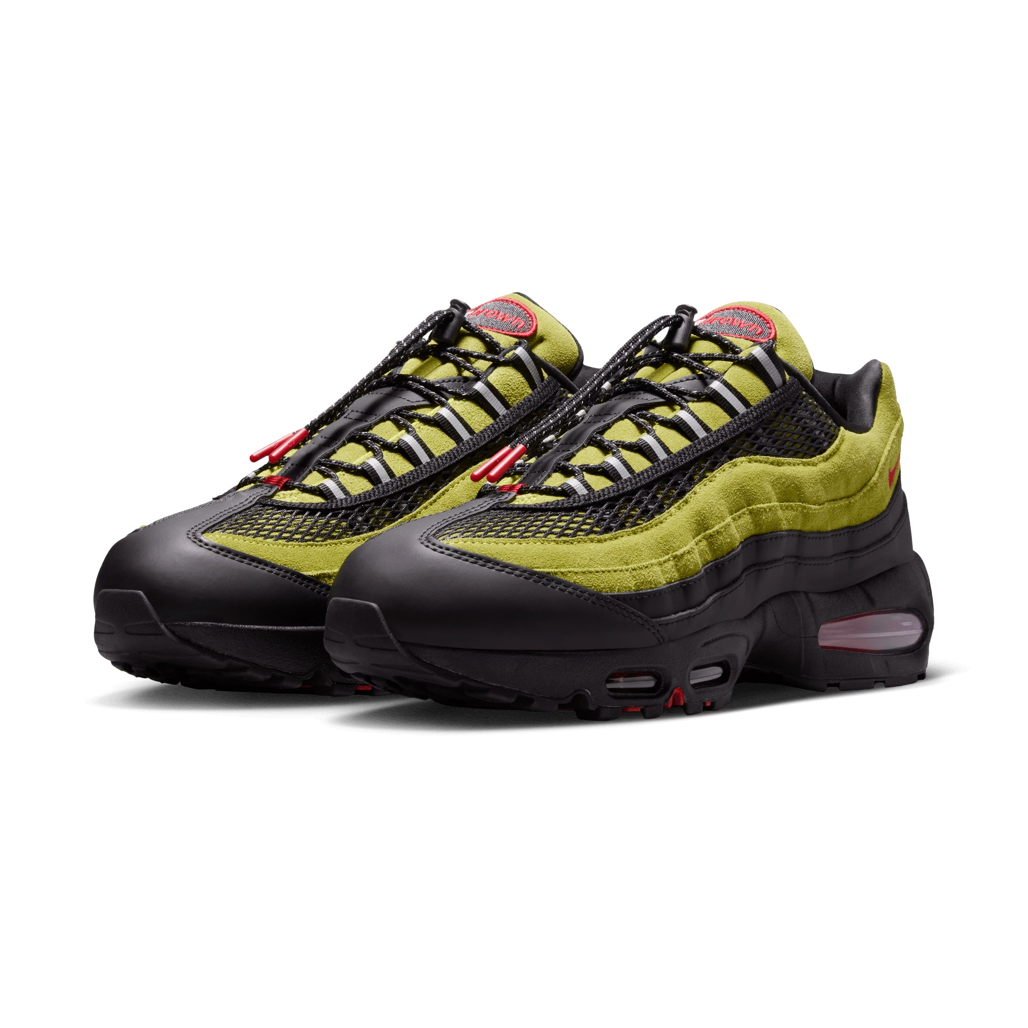 Nike Air Max 95 Big Bubble x Aya Brown ATOMIC GREEN/UNIVERSITY RED-BLACK IQ6687-300