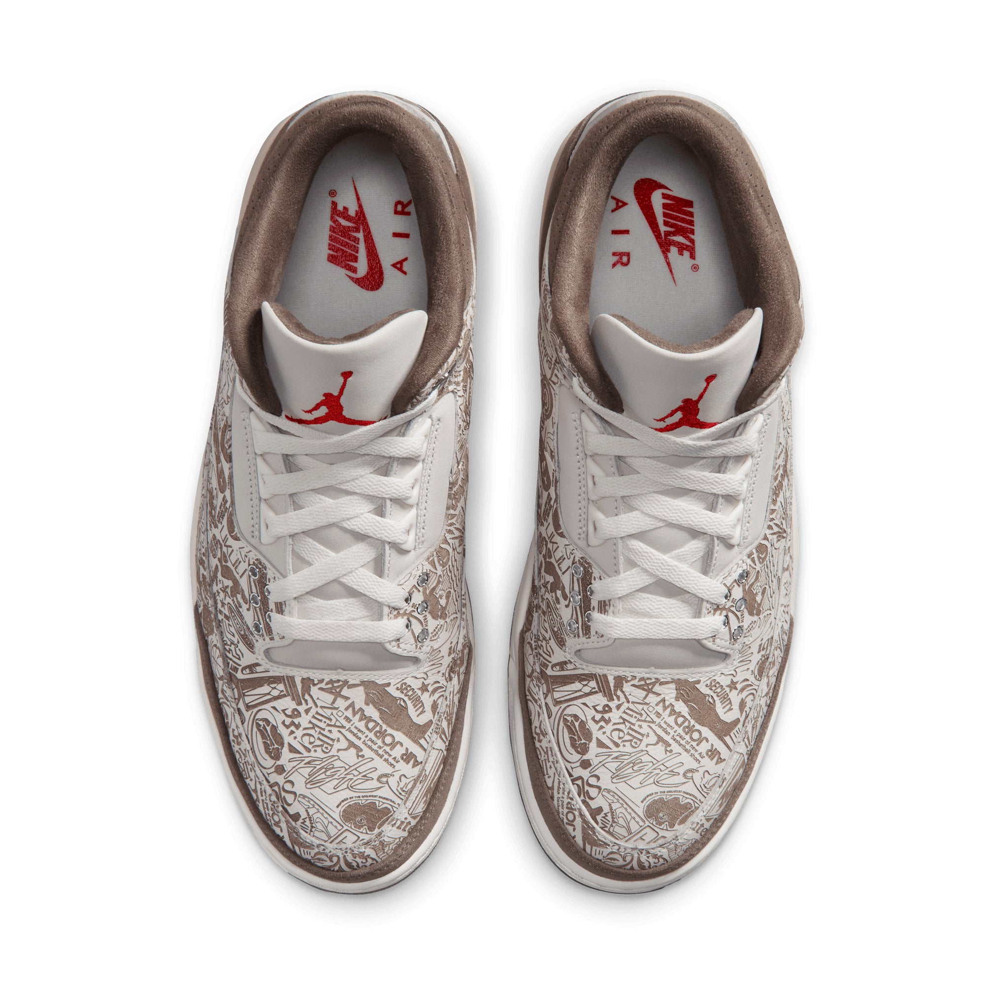 Air Jordan 3 Retro Laser PHANTOM/UNIVERSITY RED-PALOMINO-SAIL JA1369-001