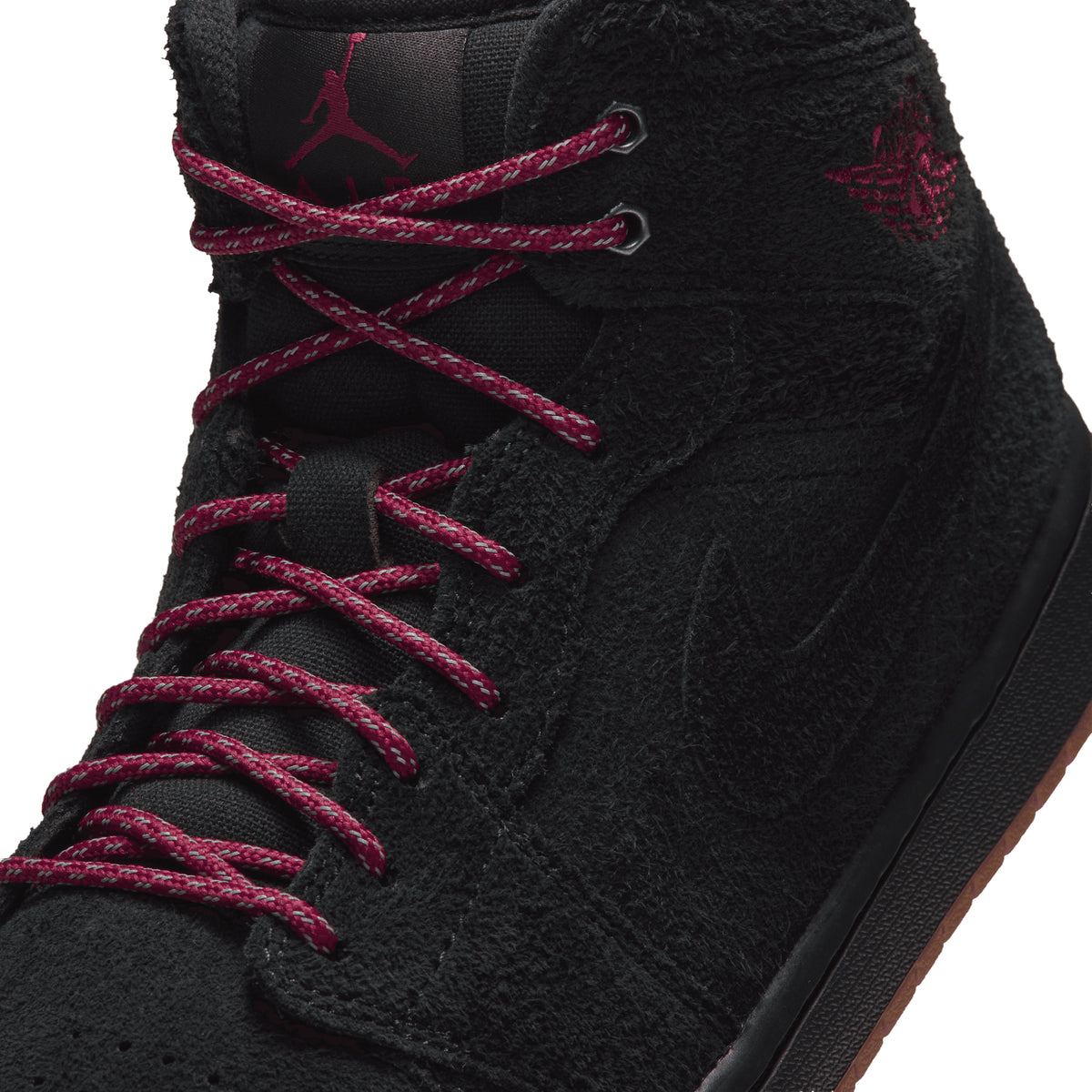 Air Jordan 1 Mid SE BLACK/TEAM RED-GUM MED BROWN IQ5491-001