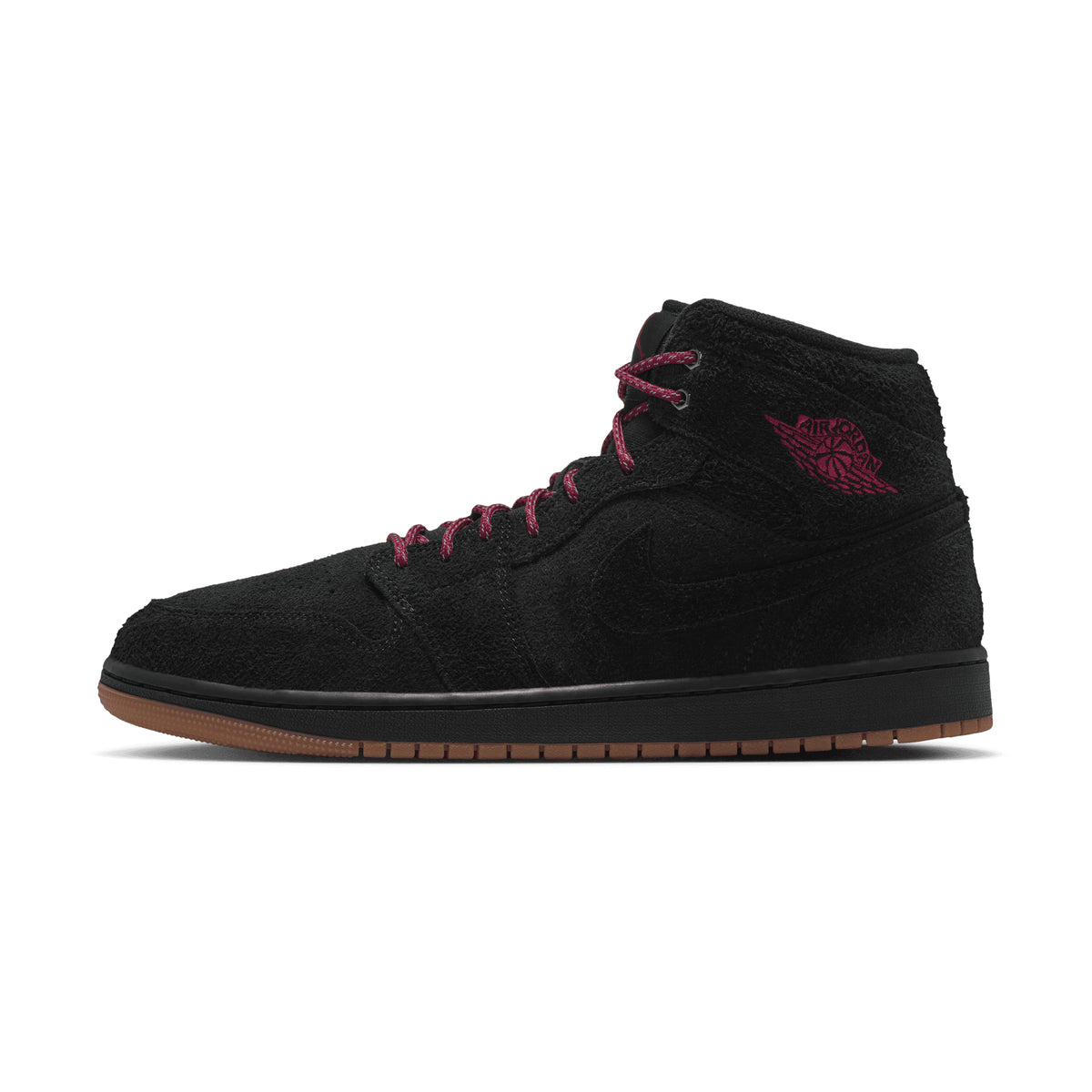 Air Jordan 1 Mid SE BLACK/TEAM RED-GUM MED BROWN IQ5491-001